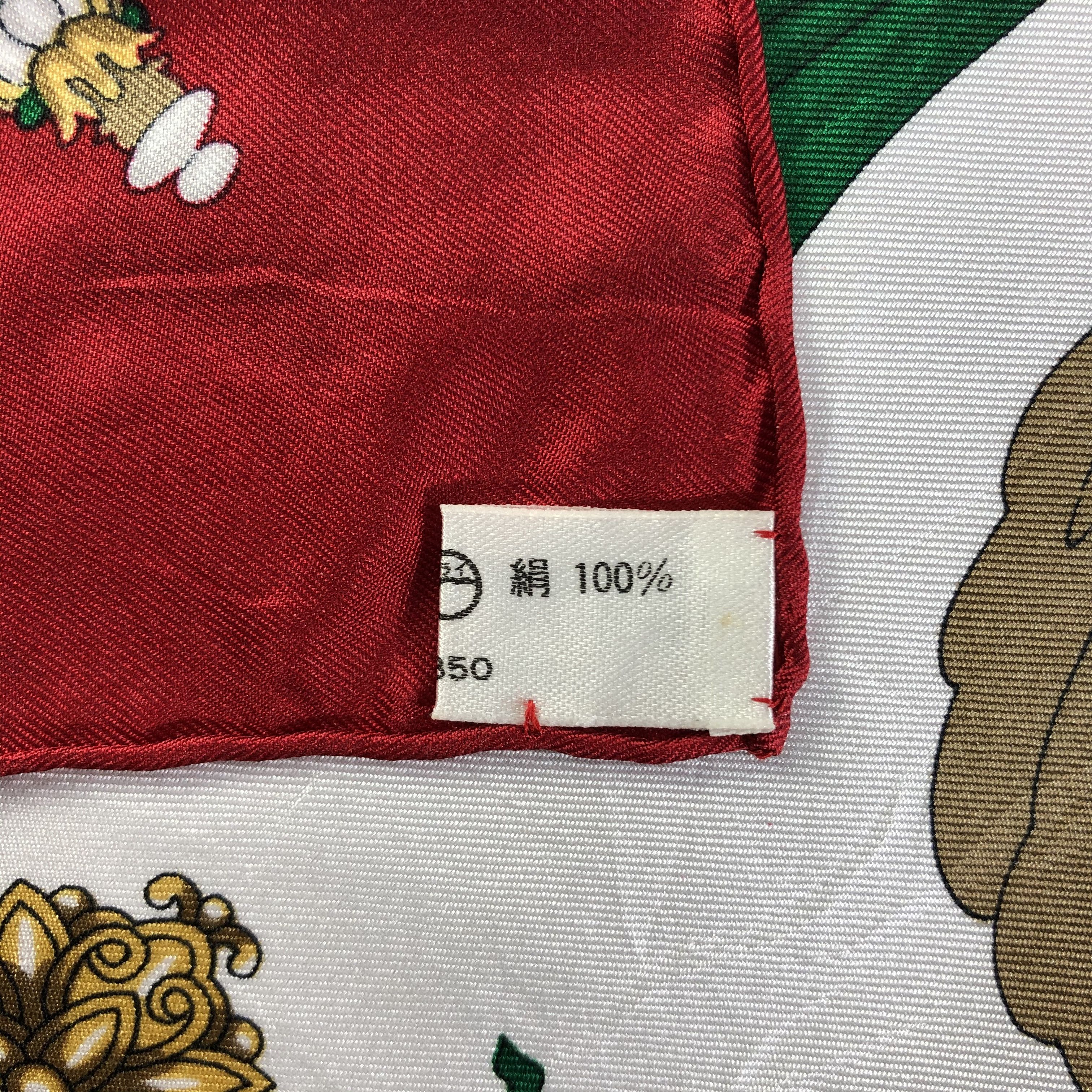 Vintage Vintage Silk Scarf Size ONE SIZE - 5 Thumbnail