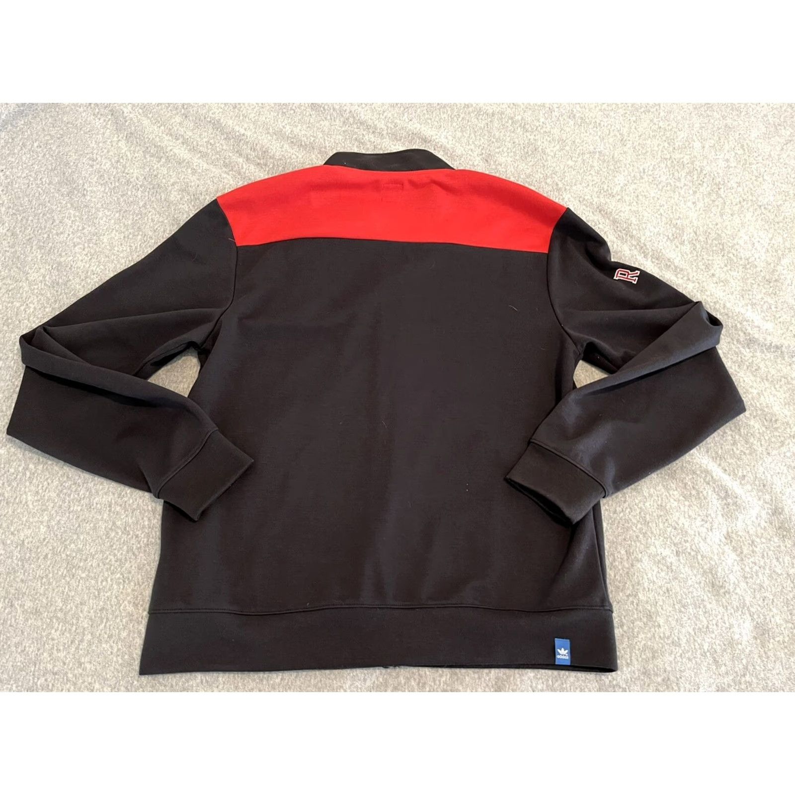 Adidas Adidas Chicago Bulls Derrick Rose Full Zip Jacket Black Red Size Medium Size US M / EU 48-50 / 2 - 8 Thumbnail