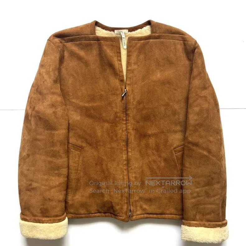 Hermes Hermes Wool Fur One-Piece Leather Jacket Size M / US 6-8 / IT 42-44 - 1 Thumbnail