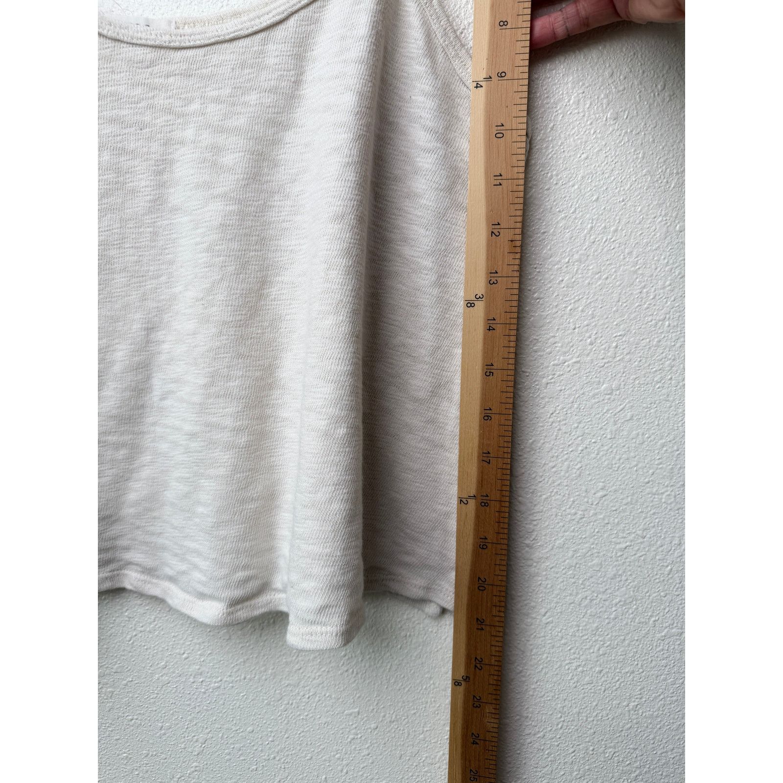 Other LNA Cream Cotton Spaghetti Strap Crop Top Womens L Size L / US 10 / IT 46 - 11 Thumbnail