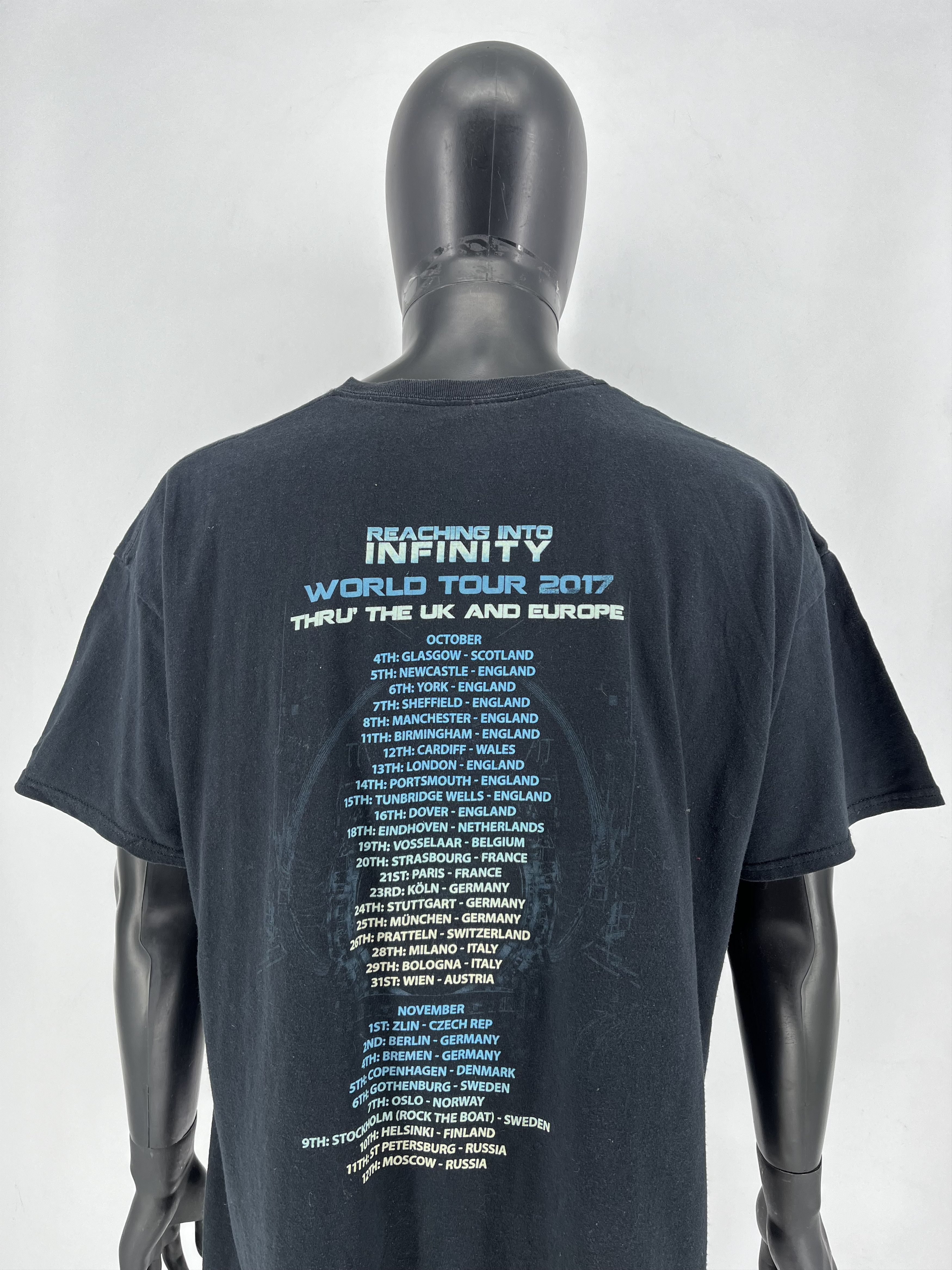 Band Tees Dragonforce Inhuman Rampage Tour Band Graphic T-Shirt Adult Size US XXL / EU 58 / 5 - 10 Thumbnail