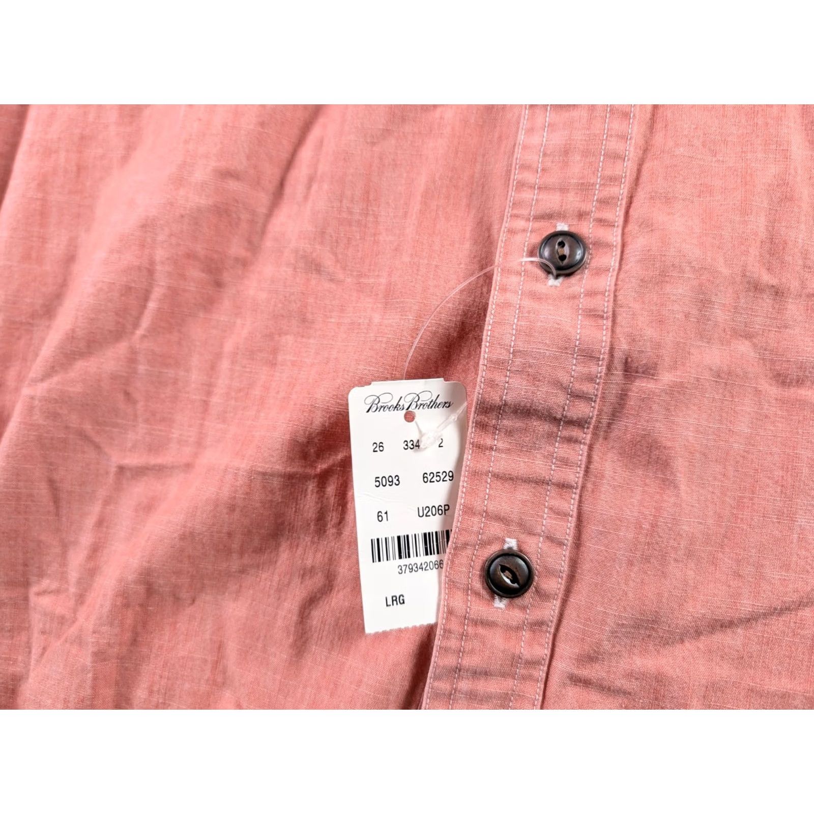 Brooks Brothers Brooks Brothers Shirt Men's L Red Cotton Chambray Pockets Button Up Long Sleeve Size US L / EU 52-54 / 3 - 3 Thumbnail