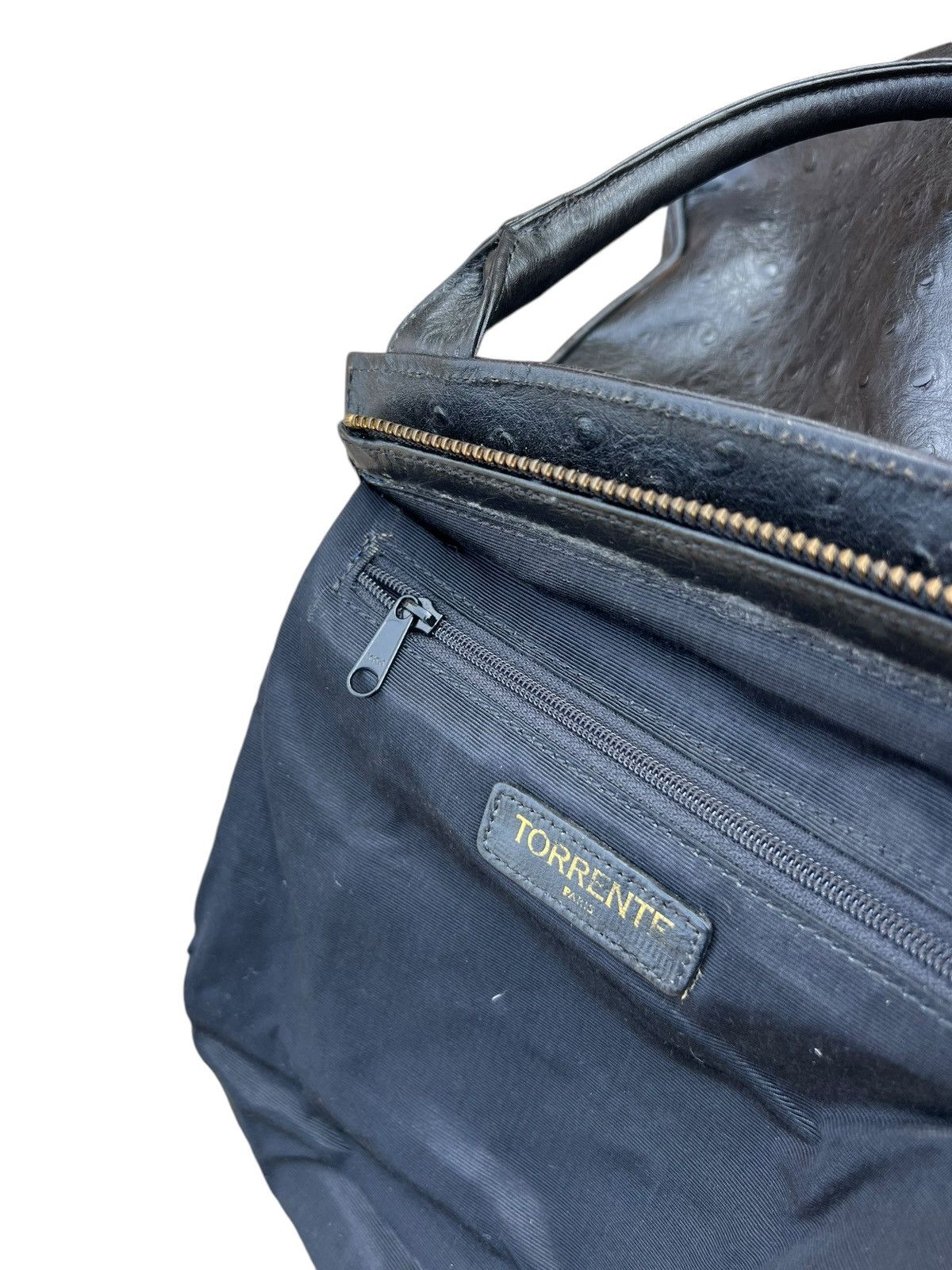 Leather × Vintage Vintage Ostrich Leather Mini Kelly Bag Torrente Paris Size ONE SIZE - 23 Thumbnail