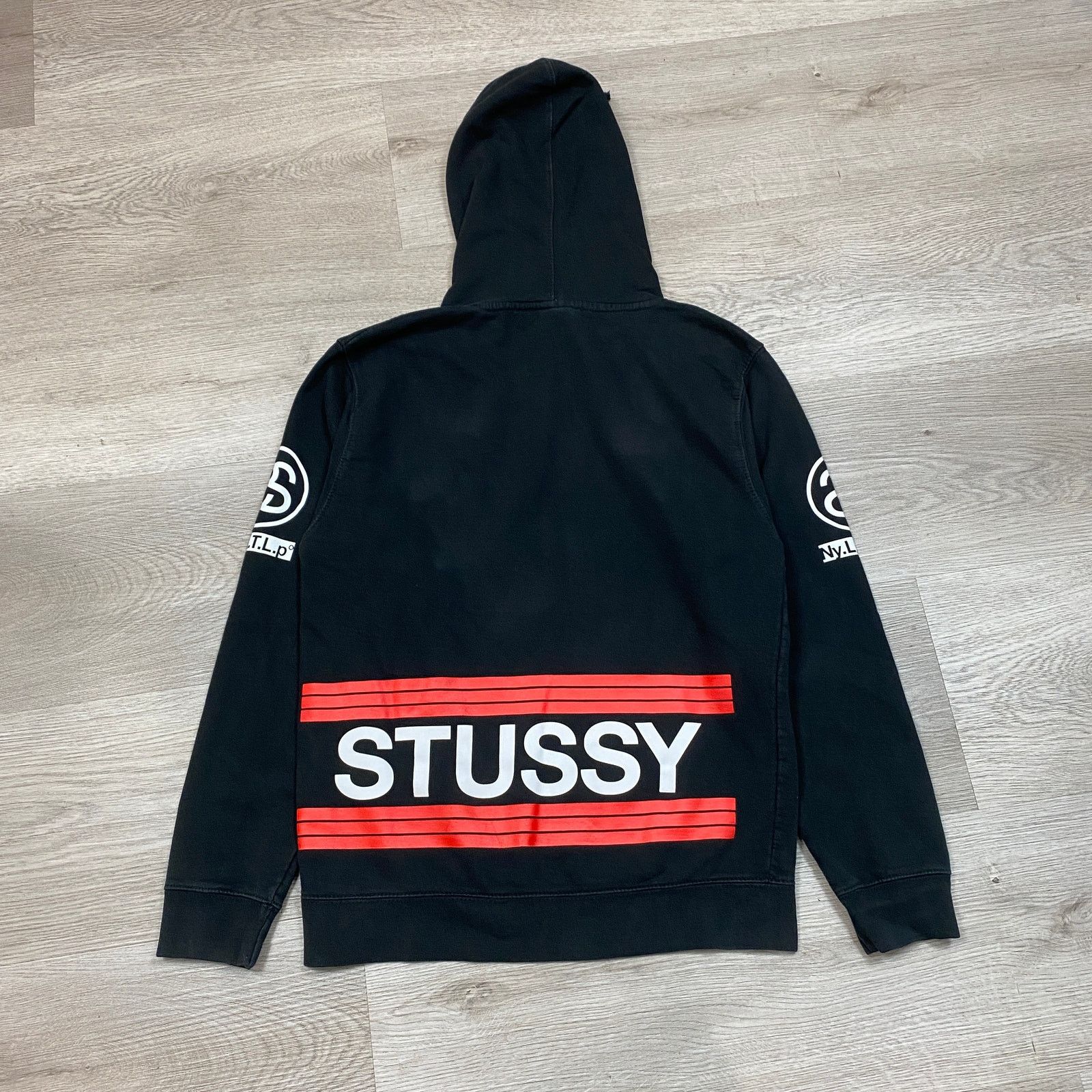 Stussy × Vintage Vintage Stussy 1980 N4 Big Logo Hoodie Mens Small Streetwear Size US S / EU 44-46 / 1 - 3 Thumbnail