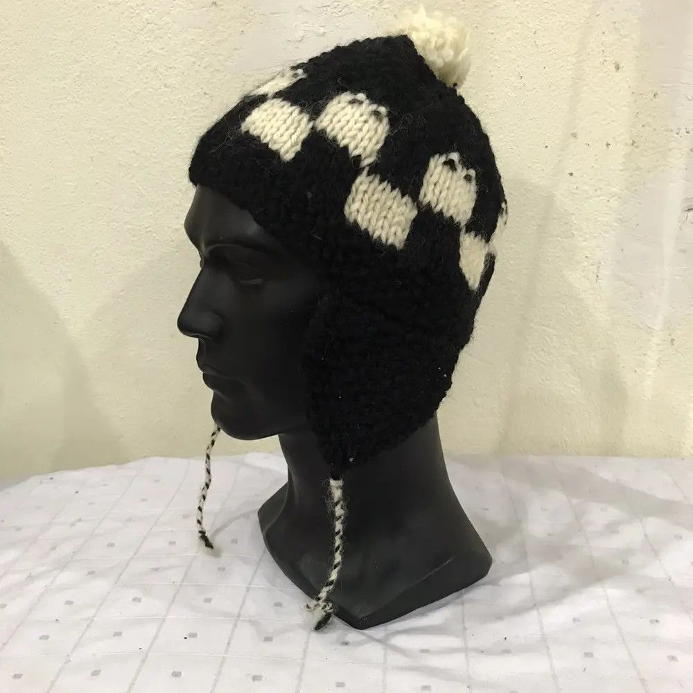 Japanese Brand Japanese Brand Knit Earflap Beanie Hat Size ONE SIZE - 2 Thumbnail