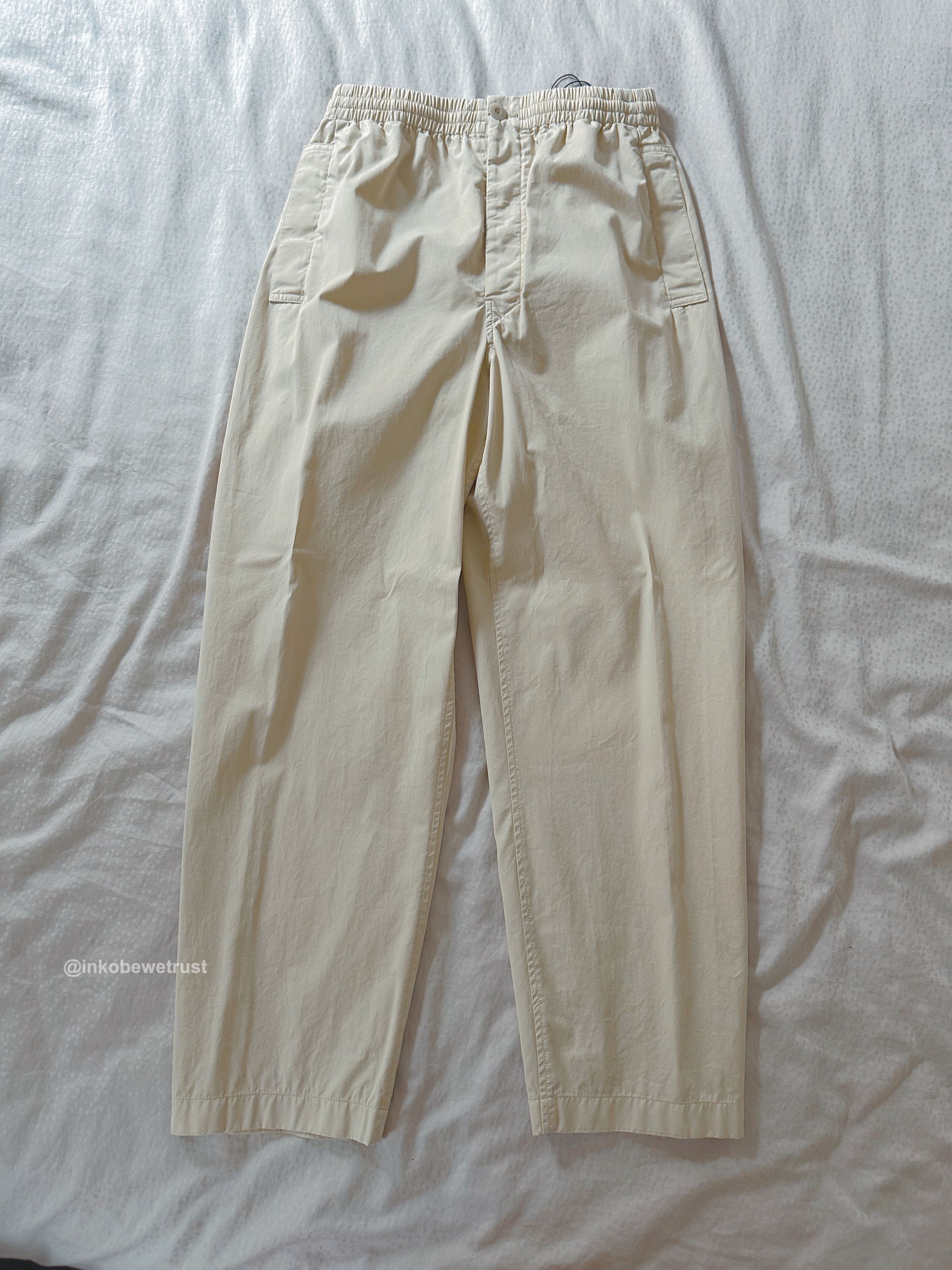 Lemaire Elasticated Easy Pants - Overcast Grey Size US 28 / EU 44 - 2 Thumbnail
