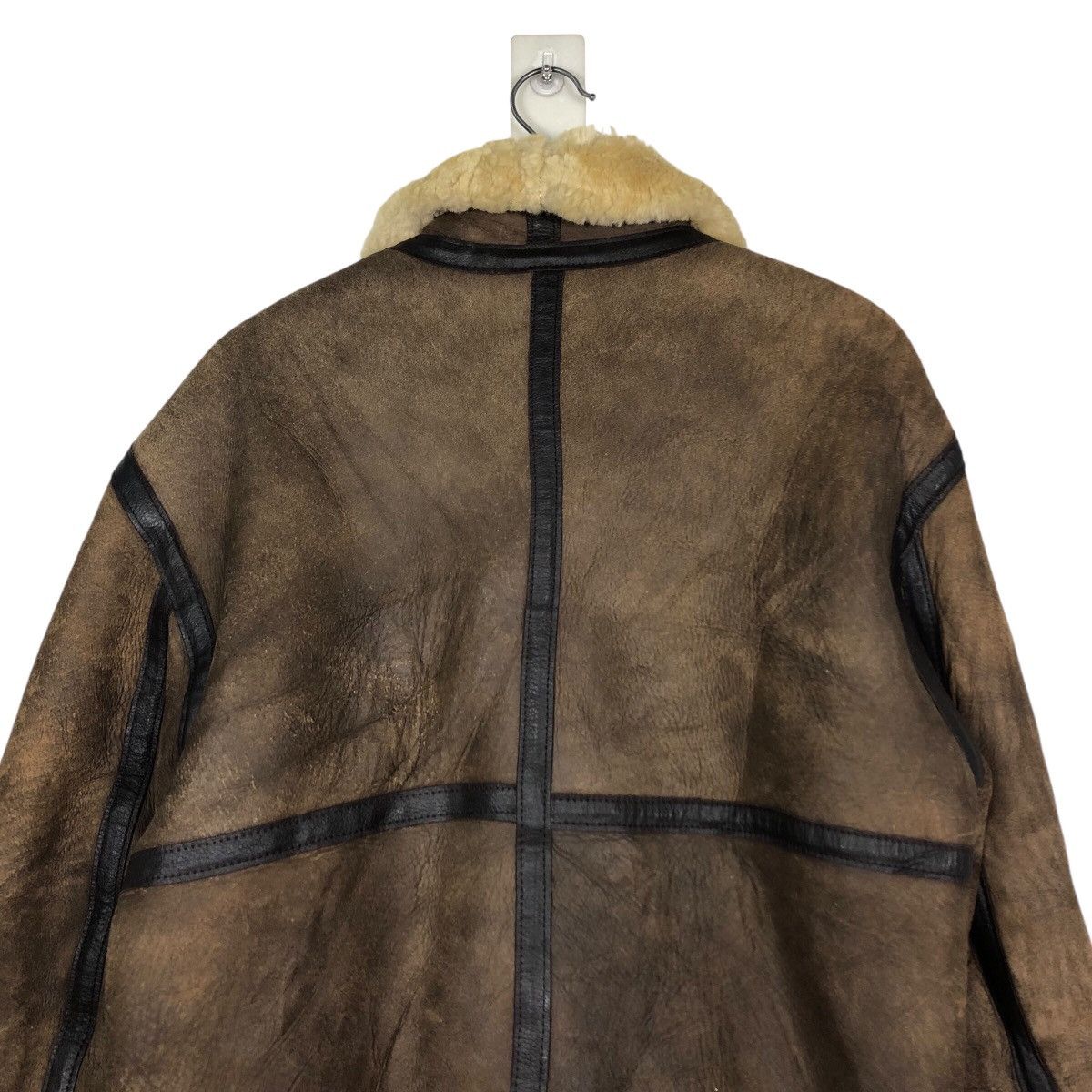 Aero Leathers × Vintage Vintage B3 Leather Jacket Shearling Cooper Genuine Made Usa Size US S / EU 44-46 / 1 - 10 Thumbnail