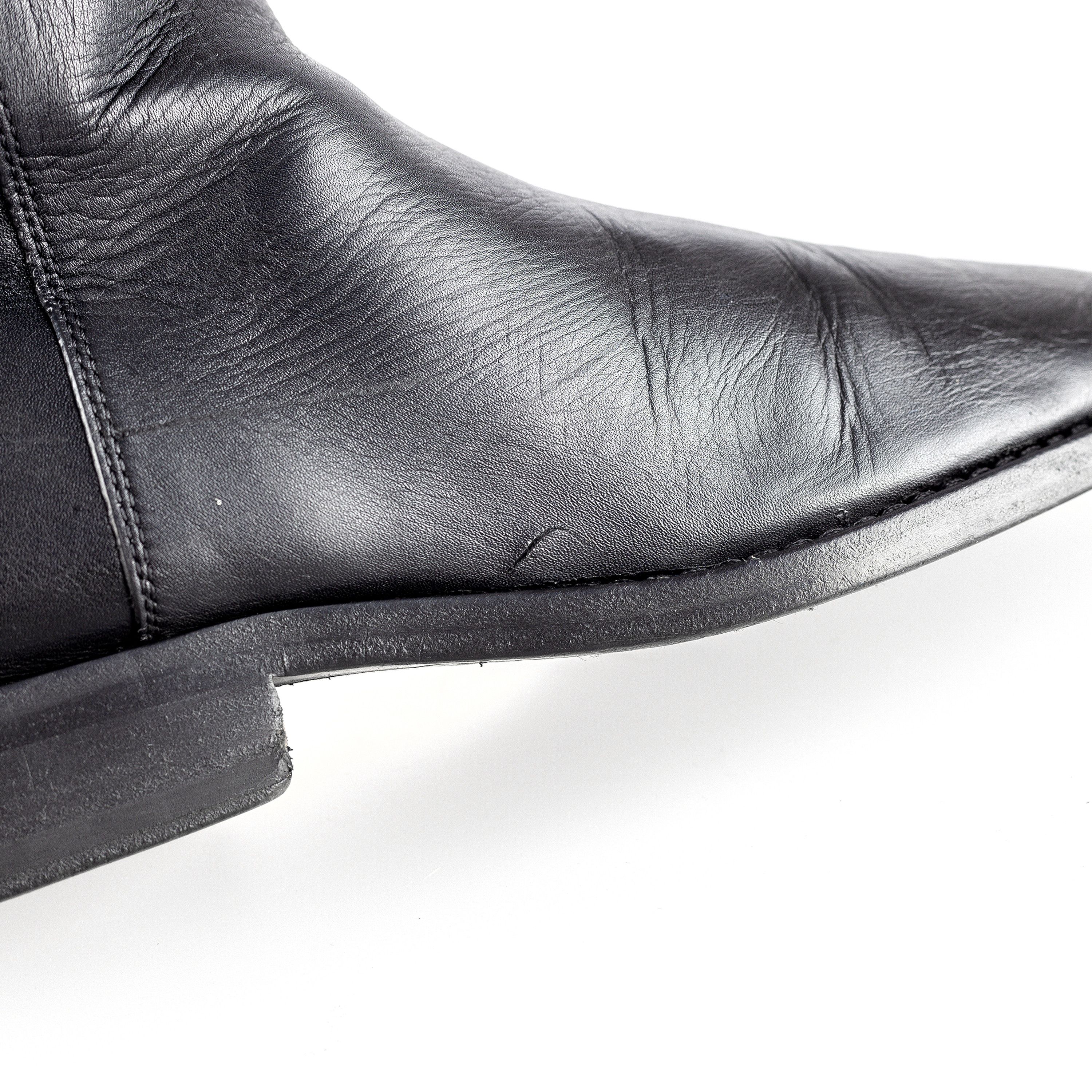 Balenciaga Balenciaga BB RIM BACK LOGO LEATHER BOOTS (39 EU) Size US 8 / IT 38 - 7 Thumbnail