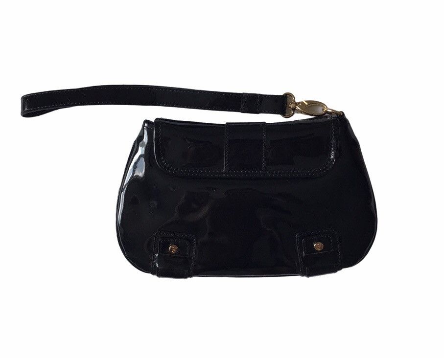 Ferre Ferre Patent Leather Clutch Bag Black Size ONE SIZE - 2 Thumbnail
