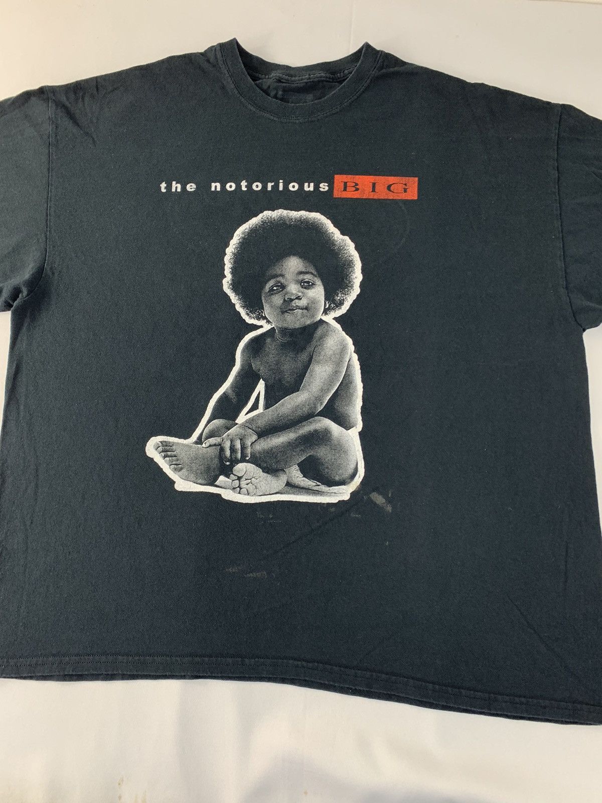 Rap Tees The Notorious BIG Biggie Small Rapper Black Baby Tee Size US XXL / EU 58 / 5 - 3 Thumbnail