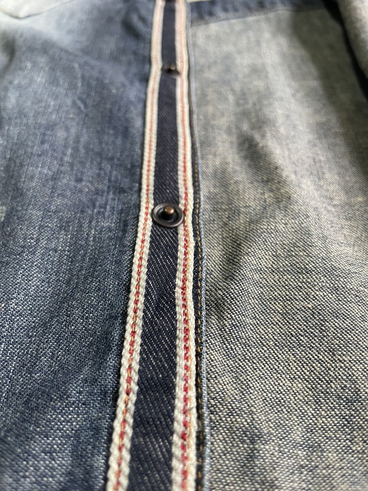 Japanese Brand Reign Italia Selvedge Western Shirt Size US L / EU 52-54 / 3 - 13 Thumbnail