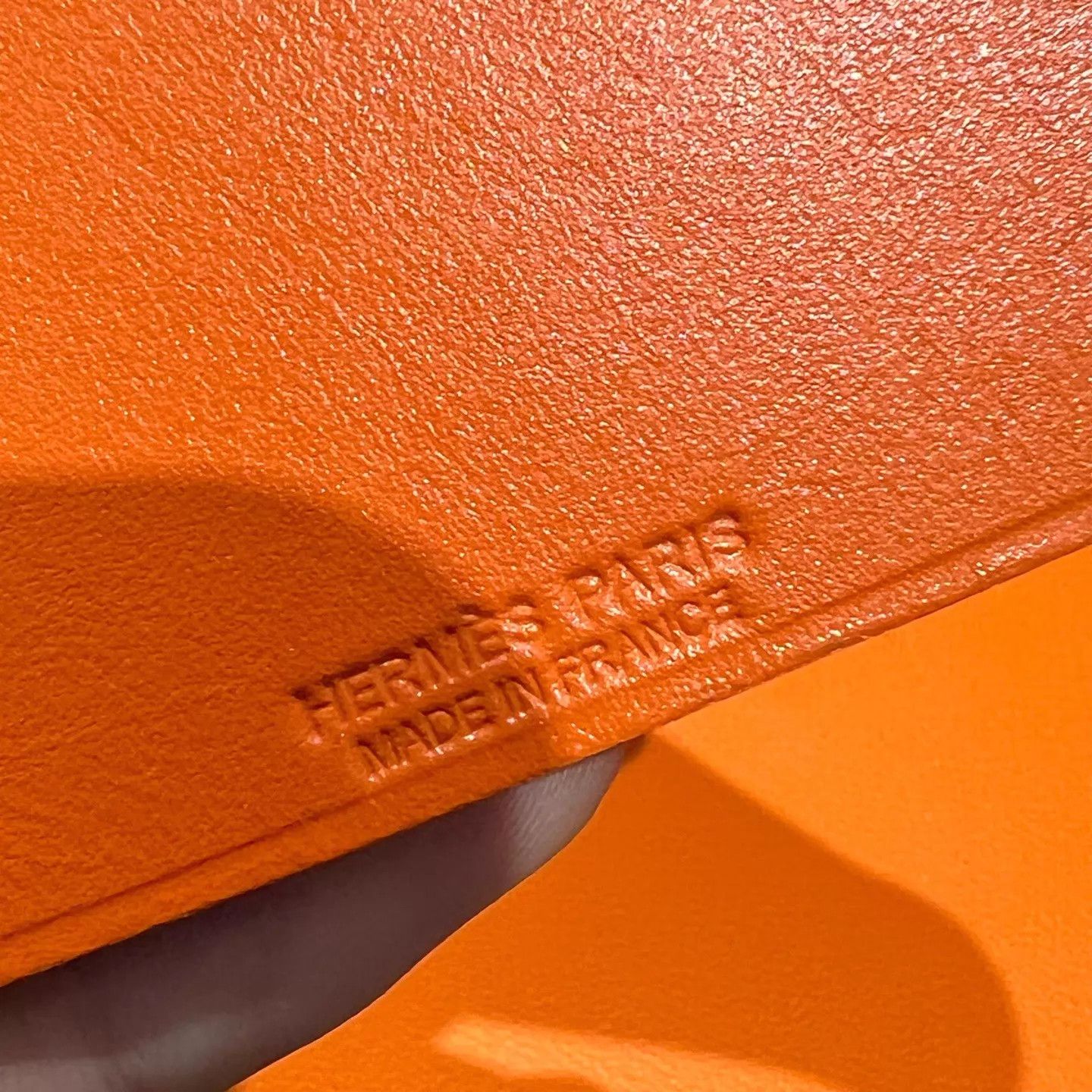 Hermes HERMES Horsehide Leather Logo Charm New YH5000237 Size ONE SIZE - 3 Thumbnail