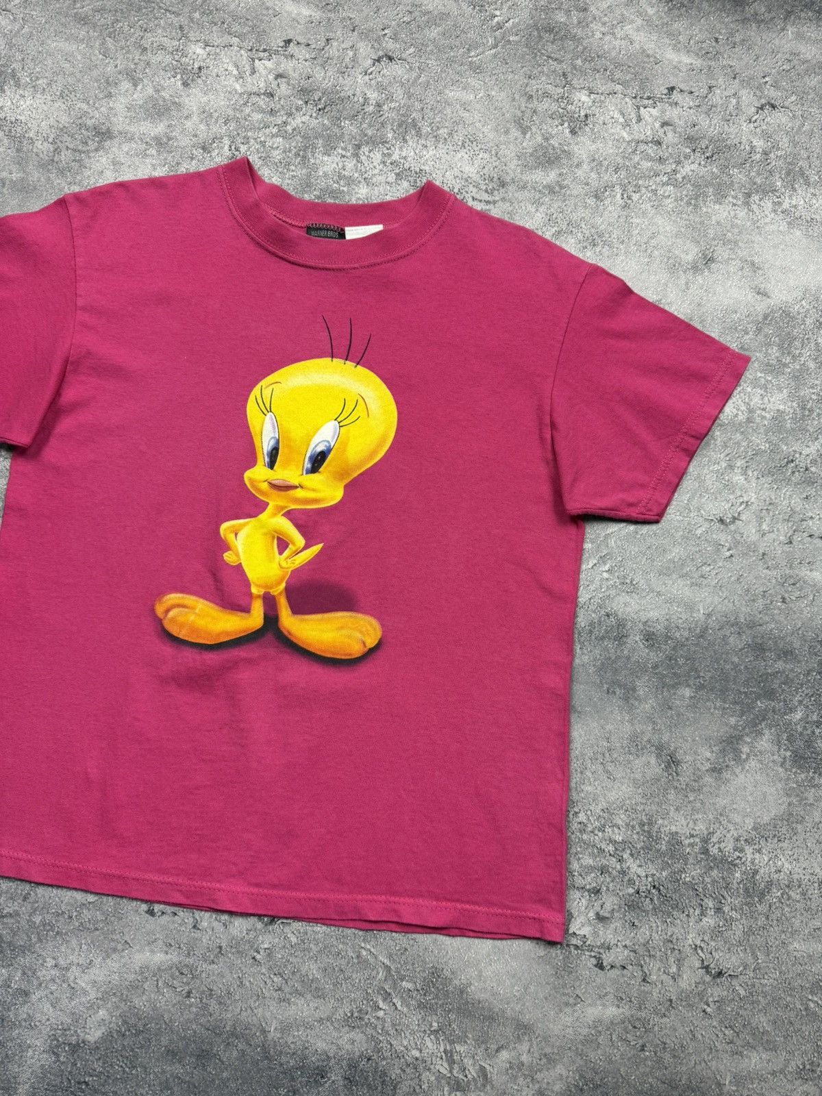 Vintage Vintage 90s Looney Tunes Tweety Bird Warner Bros Tee Shirt Size L / US 10 / IT 46 - 4 Thumbnail
