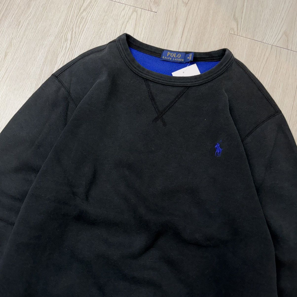 Polo Ralph Lauren Polo Ralph Lauren black logo blue sweatshirt Size US M / EU 48-50 / 2 - 3 Thumbnail