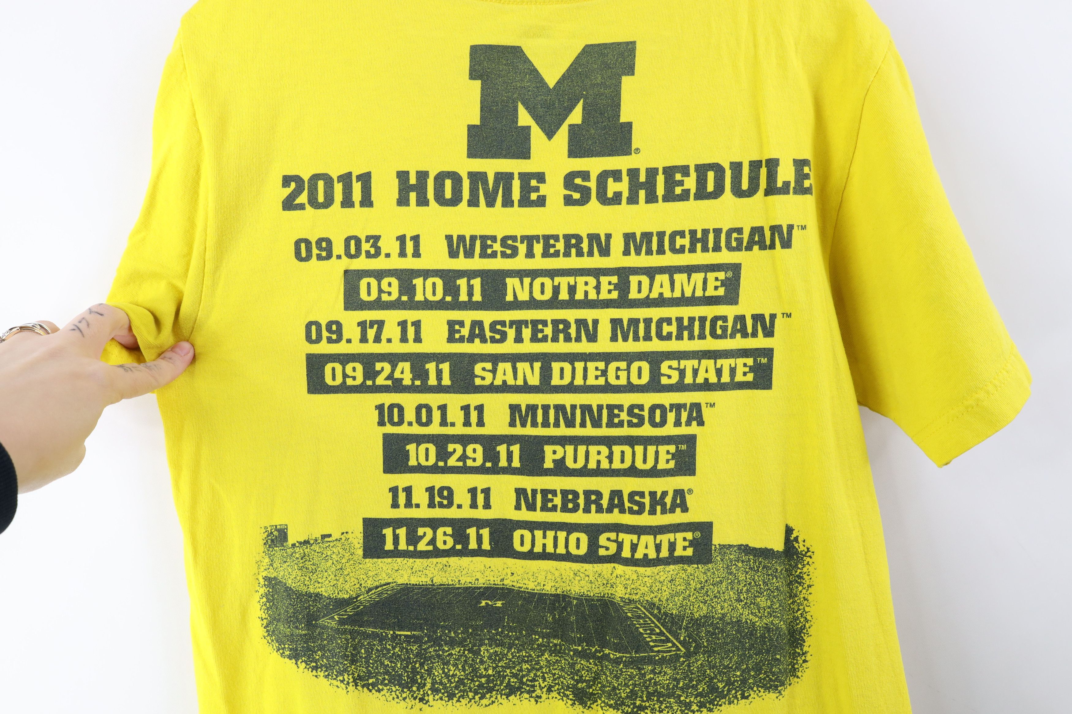 Adidas Adidas University of Michigan Football T-Shirt Maize Cotton Size US S / EU 44-46 / 1 - 11 Thumbnail