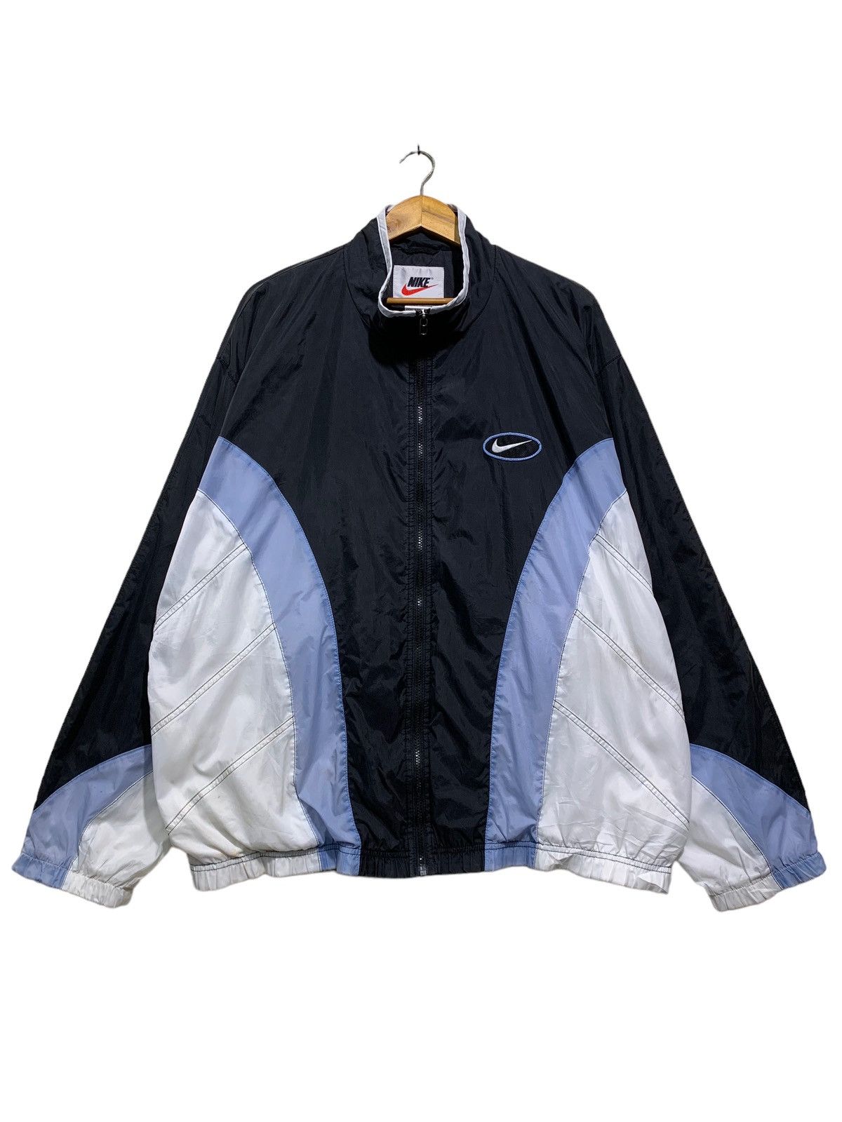 Nike 🔥VTG 90S NIKE LIGHT JACKETS BIG SWOOSH Size US XXL / EU 58 / 5 - 4 Thumbnail