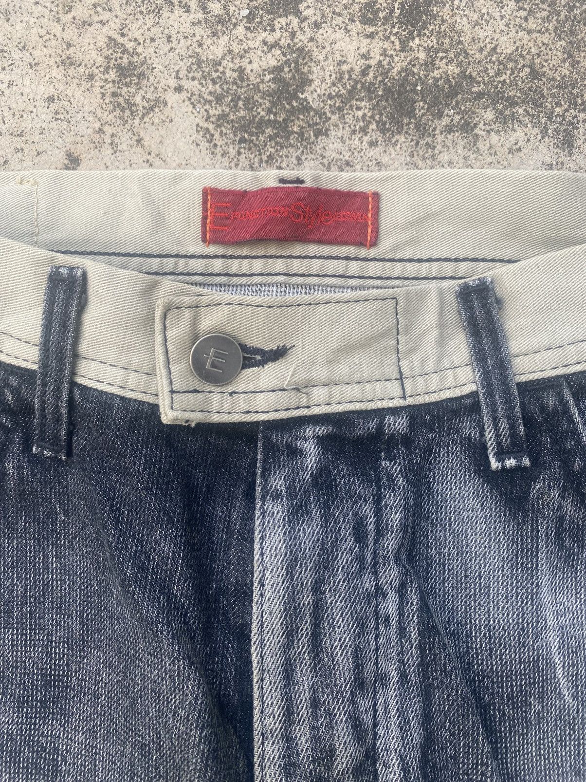 If Six Was Nine × Tornado Mart Flare Jeans Eswin Function Faded Washed Size US 32 / EU 48 - 7 Thumbnail