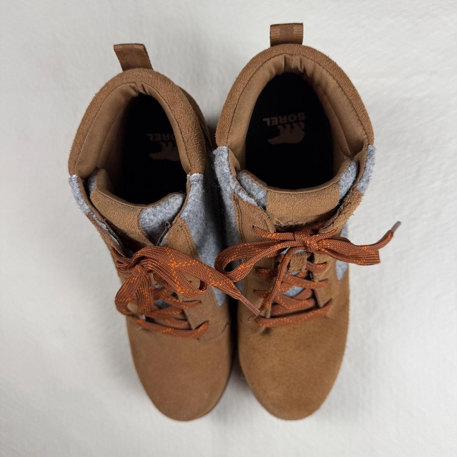 SOREL Sorel Evie Women's Waterproof Boots Suede Brown Size 8.5 Size US 8.5 / IT 38.5 - 5 Thumbnail