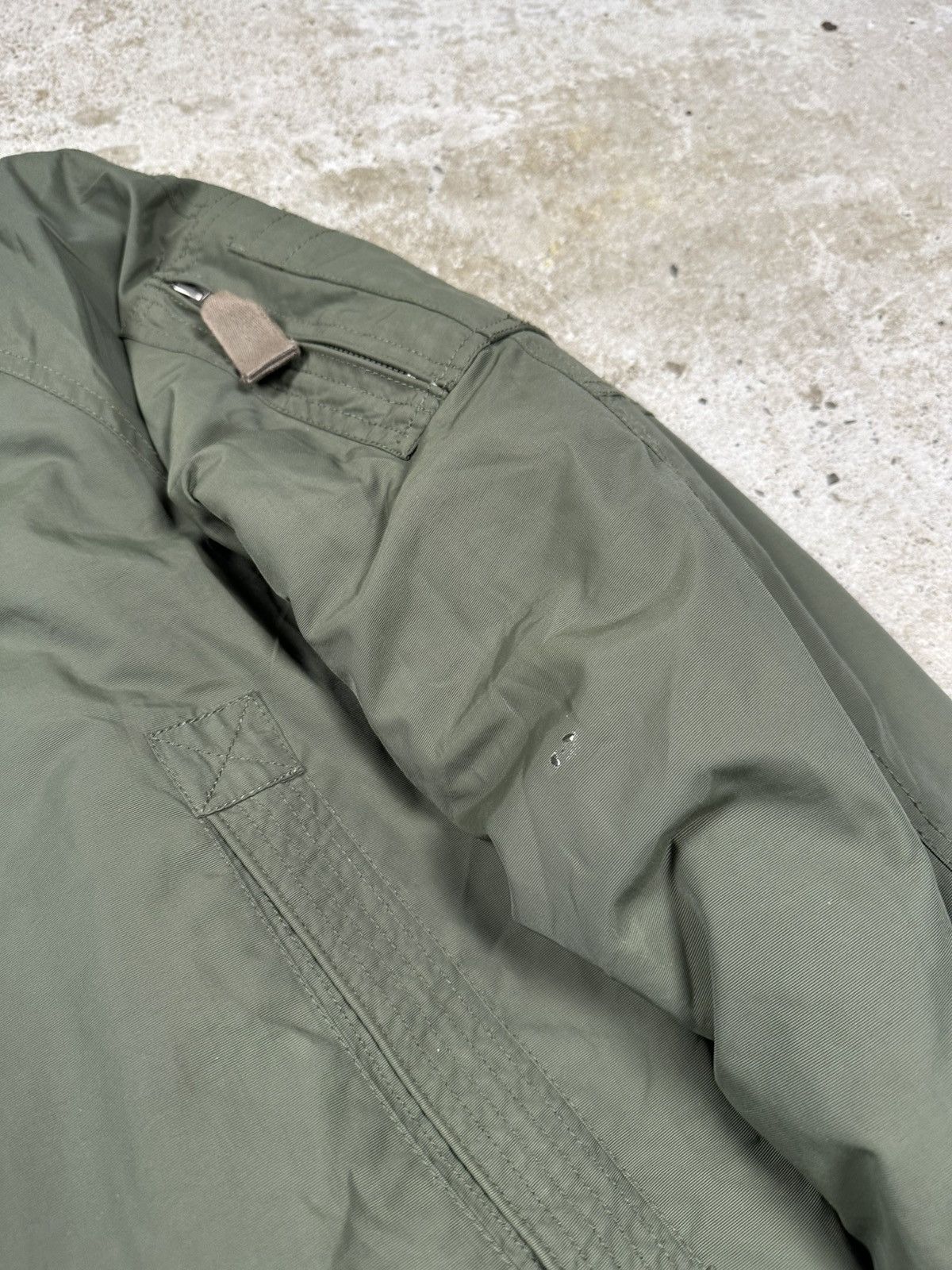 If Six Was Nine × Japanese Brand × Le Grande Bleu (L.G.B.) Vintage Y2K Faux Fur Flyers Khaki Bomber Jacket Size US L / EU 52-54 / 3 - 9 Thumbnail