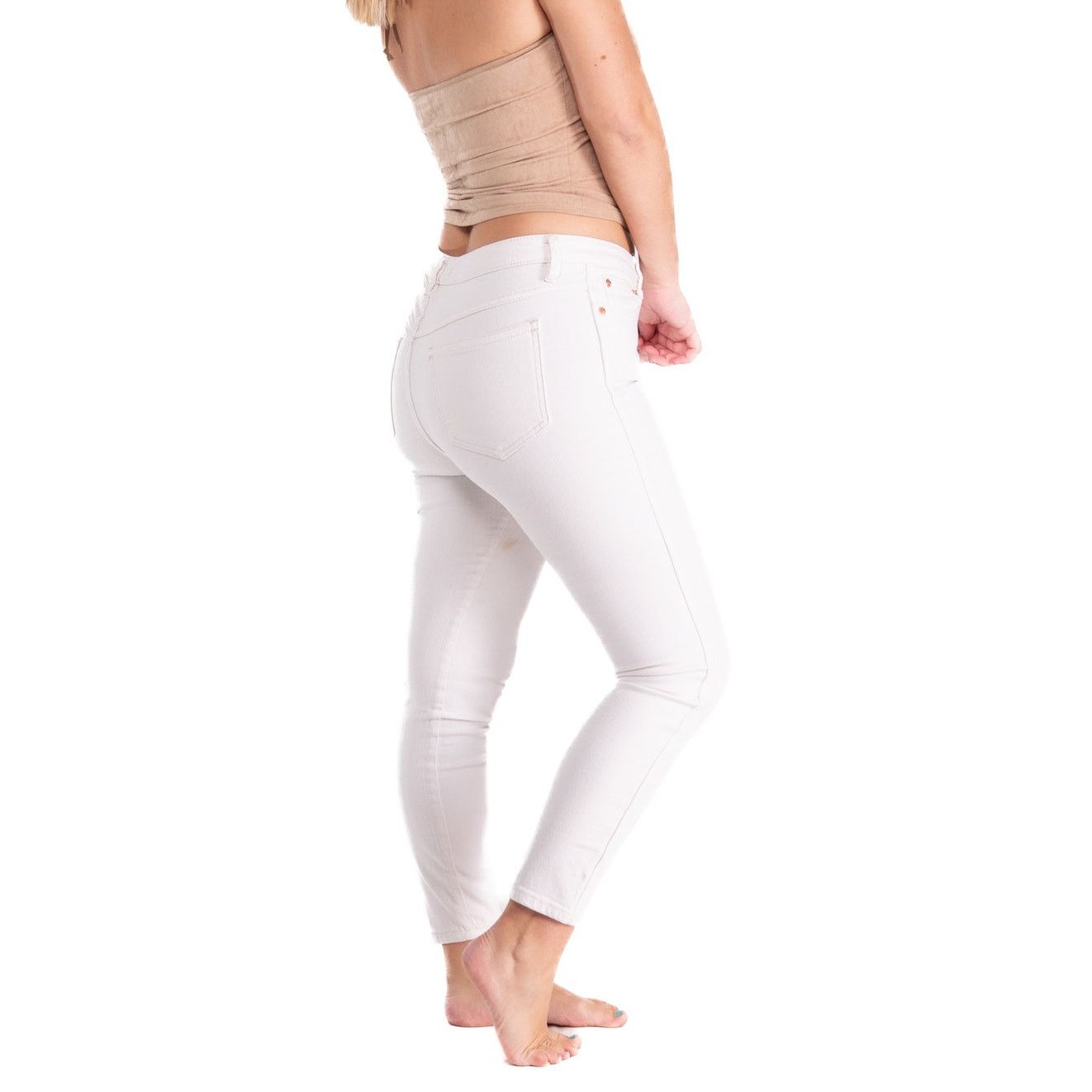 Other Philippe Adec Paris White Jeans Pants Trousers Size 28" / US 6 / IT 42 - 2 Thumbnail