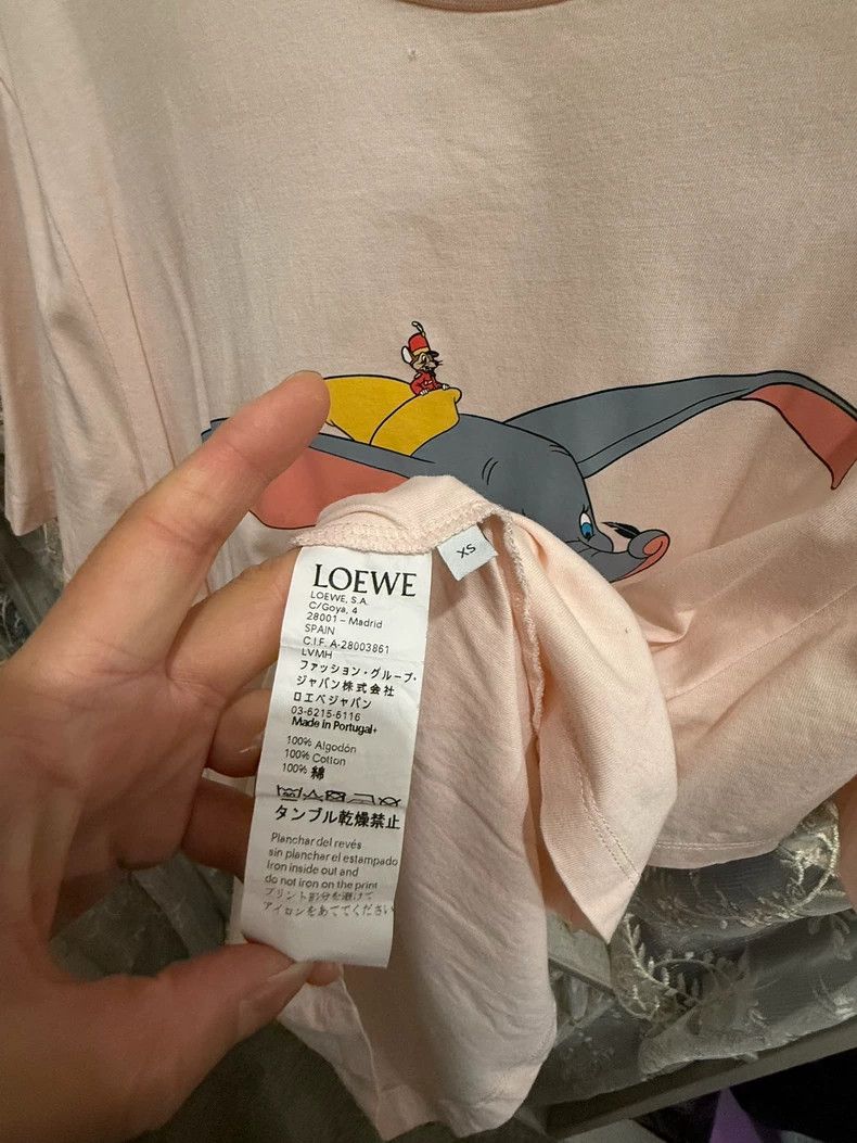 Loewe LOEWE Dumbo short sleeve T-shirt Size XS / US 0-2 / IT 36-38 - 3 Thumbnail