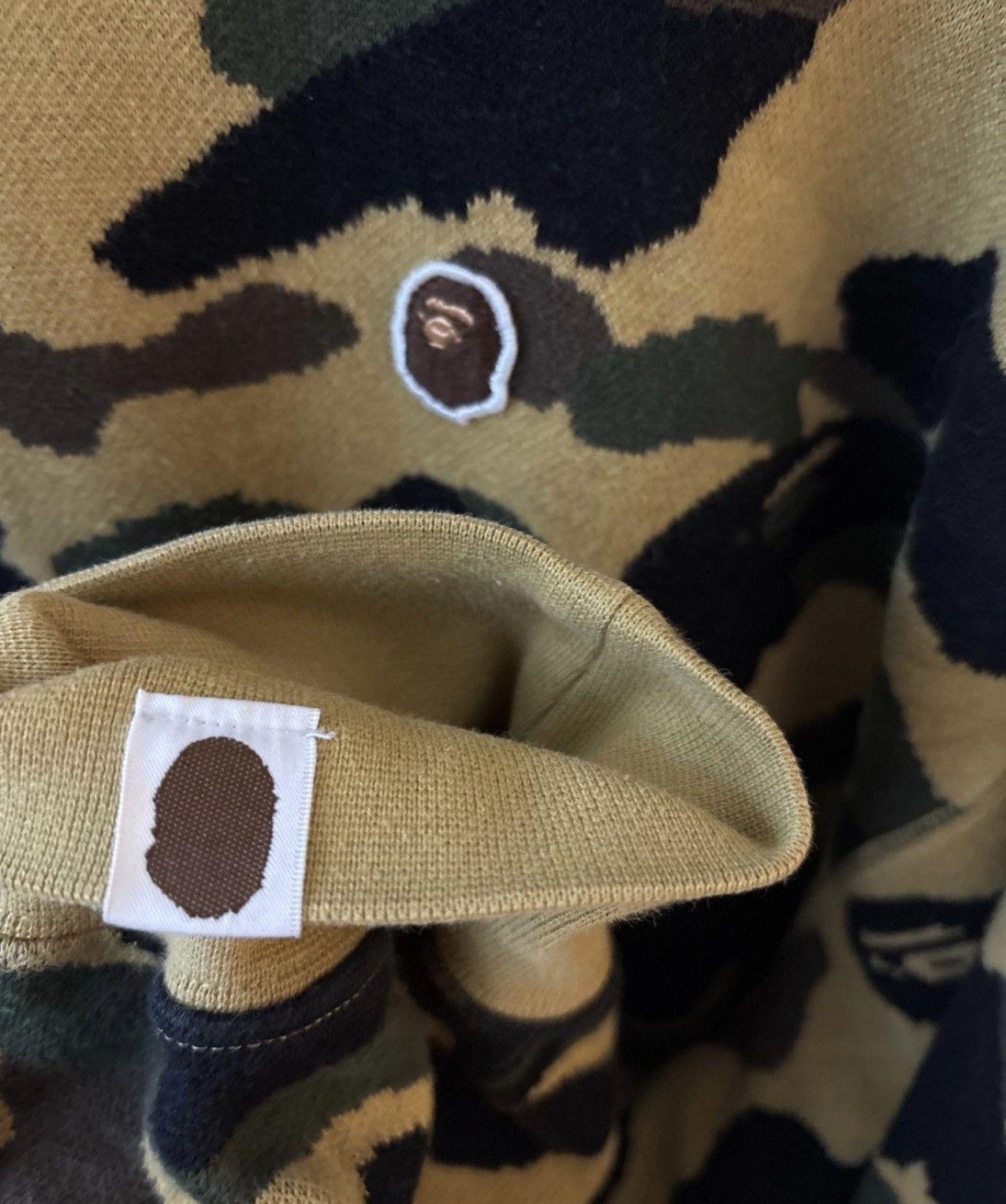 Bape BAPE 1st Camo Jacquard One Point Relaxed Fit Pullover Hoodie Size US XL / EU 56 / 4 - 6 Thumbnail