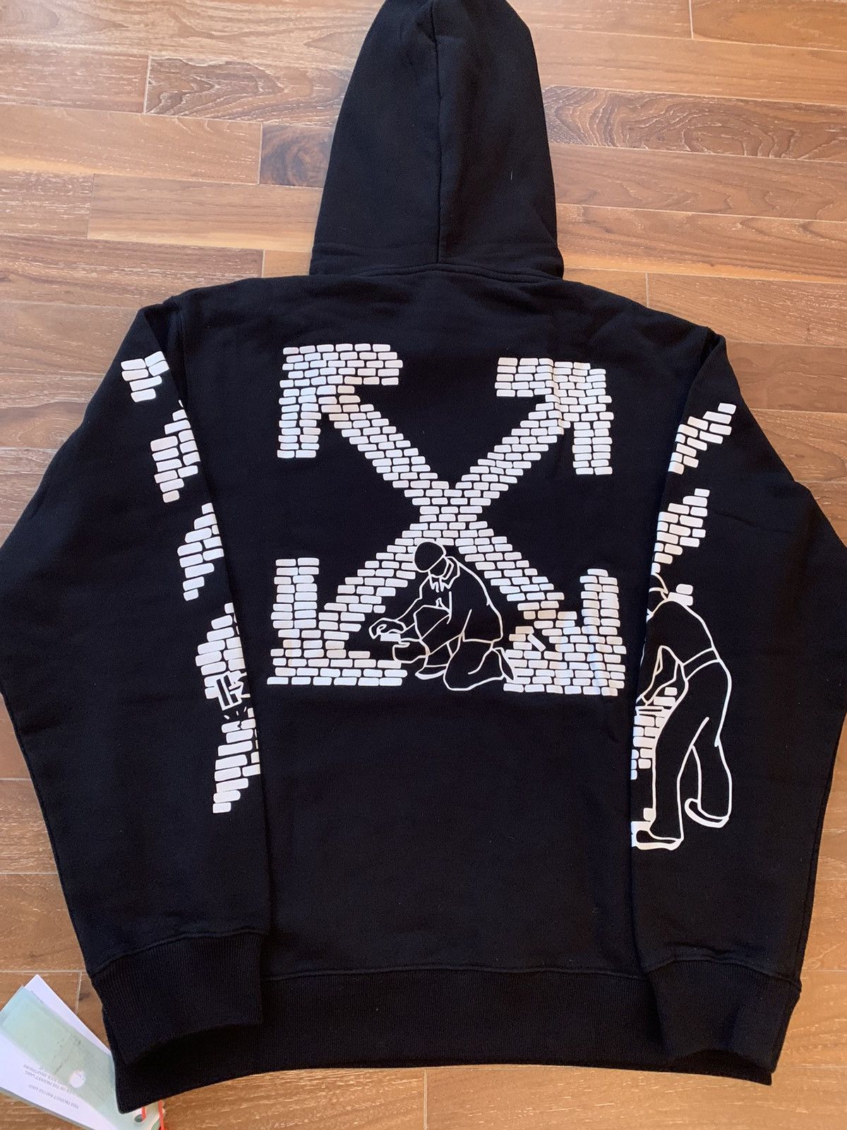 Off-White Off-white Bricks Slim Hoodie S | Grailed