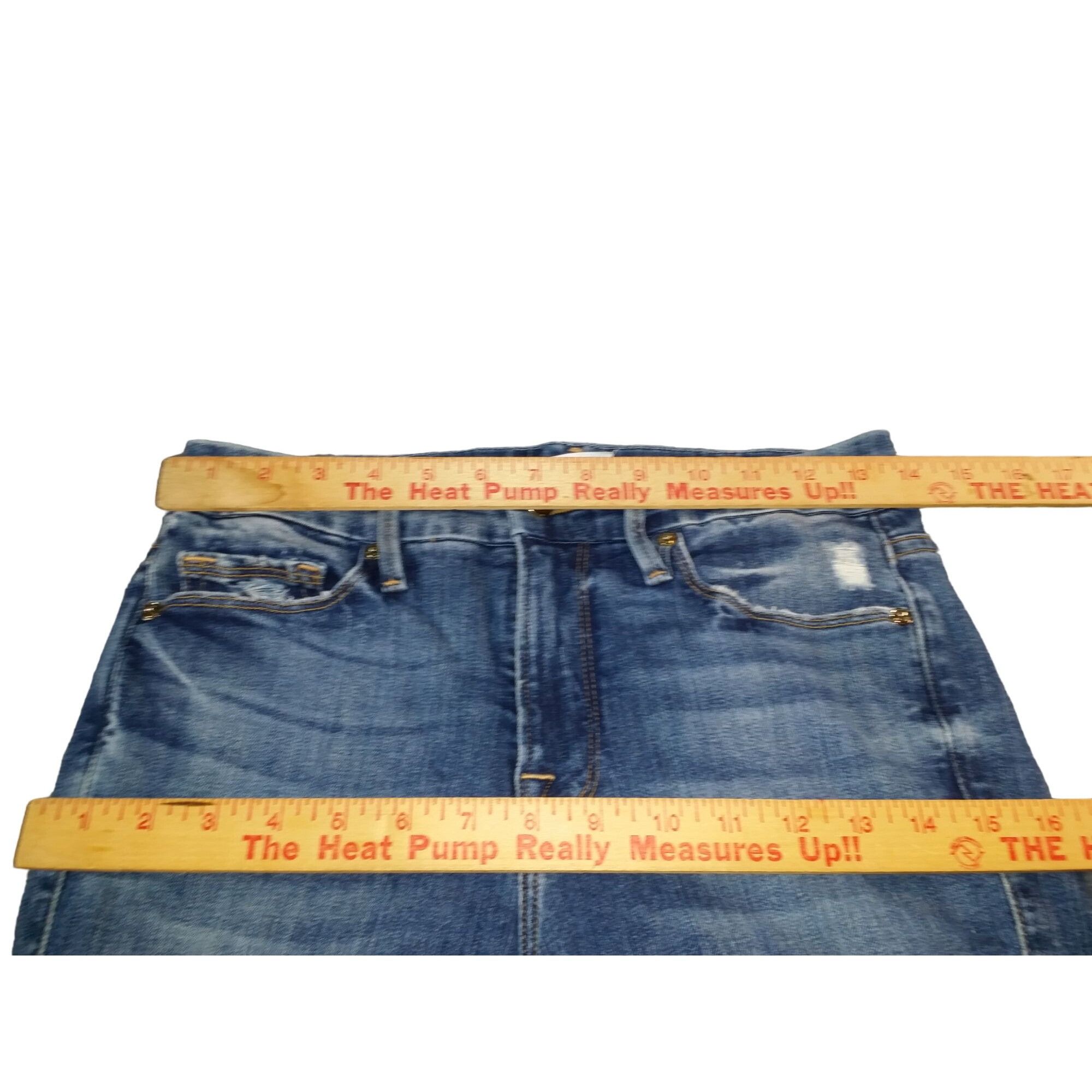 Good American Good American Crop Jeans Women Sz 2/26 Good Legs GLC148T Ski Size 26" / US 2 / IT 38 - 2 Thumbnail