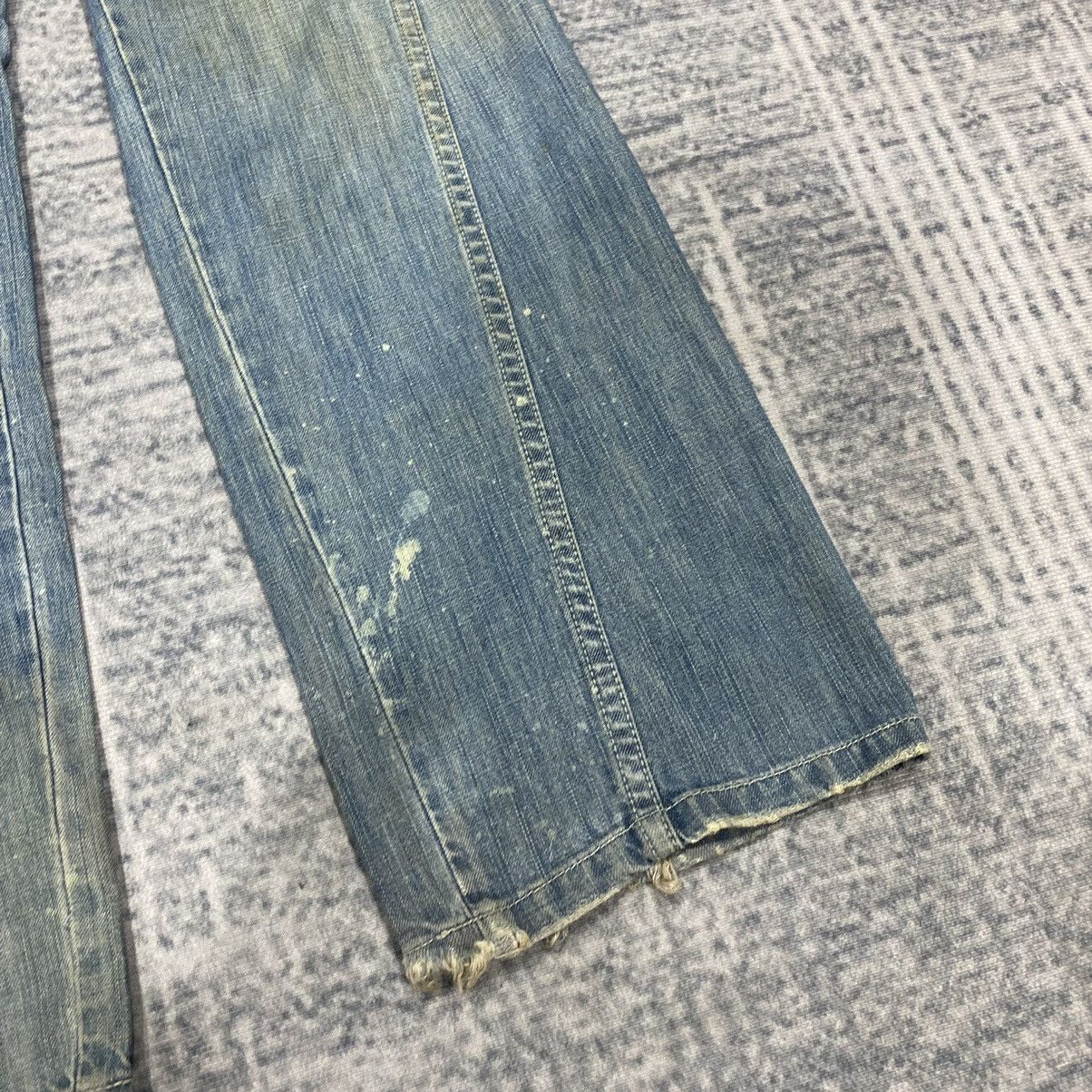 Hysteric Glamour Sick☠️ AVH Flare Cargo Jeans Baggy Loose Distressed 90s Size US 30 / EU 46 - 4 Thumbnail