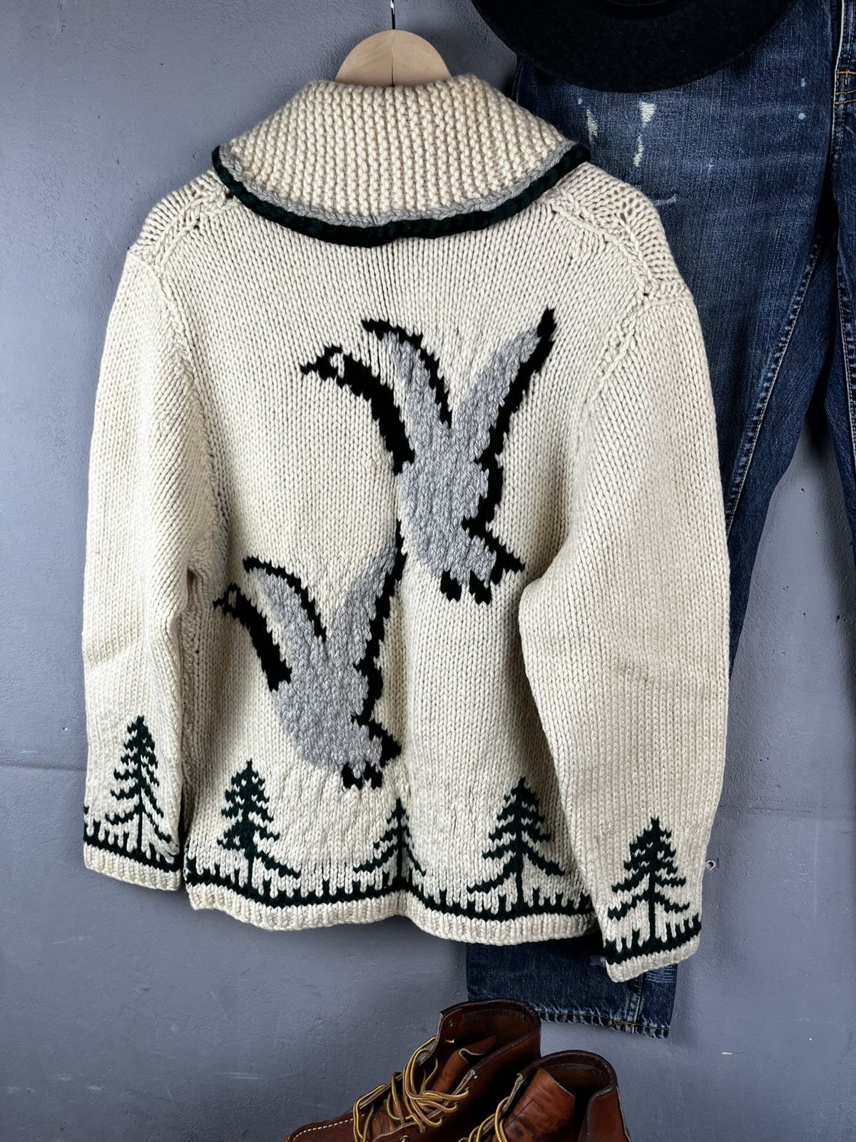 Vintage Western sweater vintage 90s usa cowboy Size US L / EU 52-54 / 3 - 2 Thumbnail