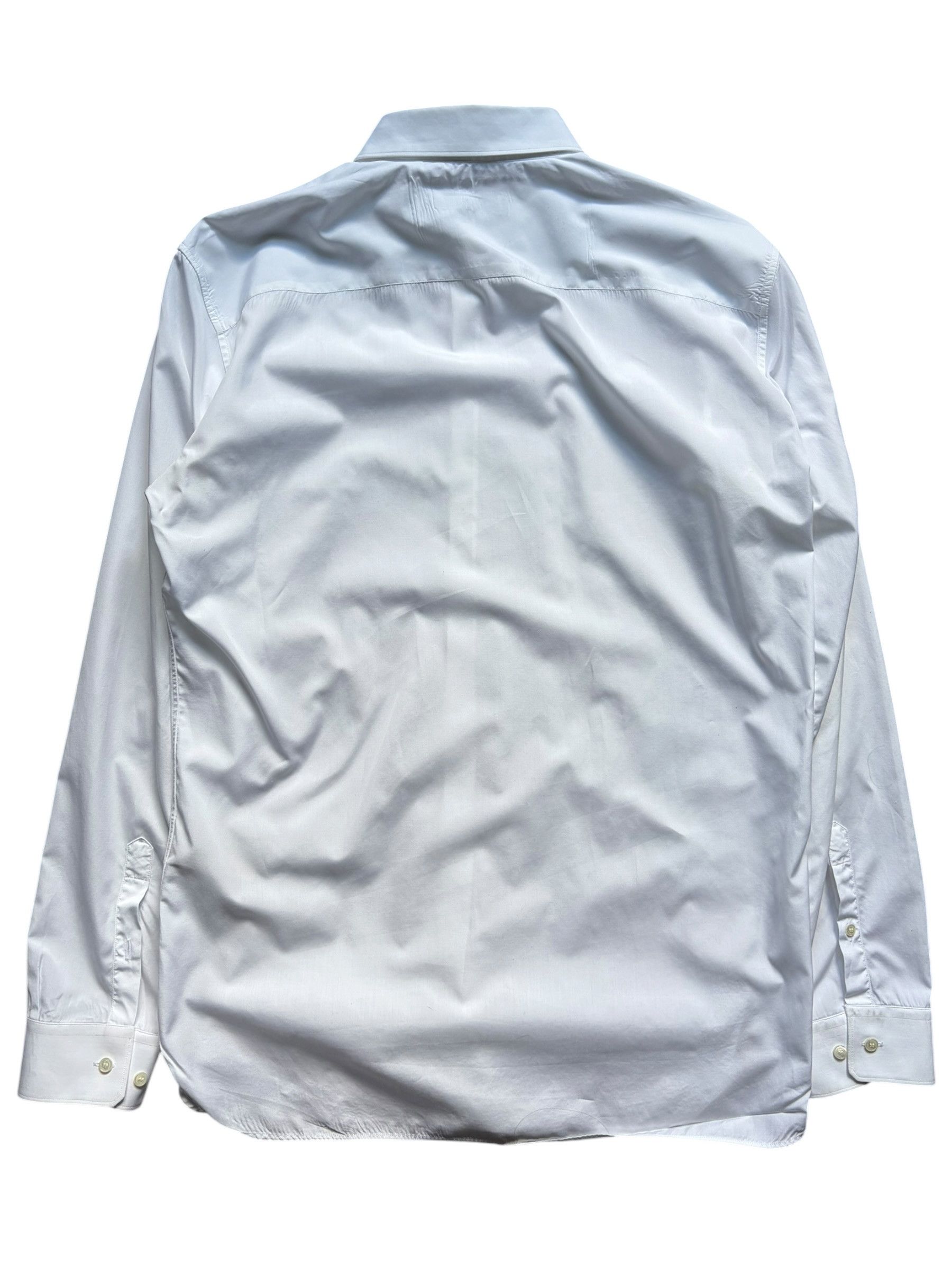 Burberry Burberry White Button Up Shirt Mens Modern Fit 15 1/2 - 39 Size US M / EU 48-50 / 2 - 2 Thumbnail