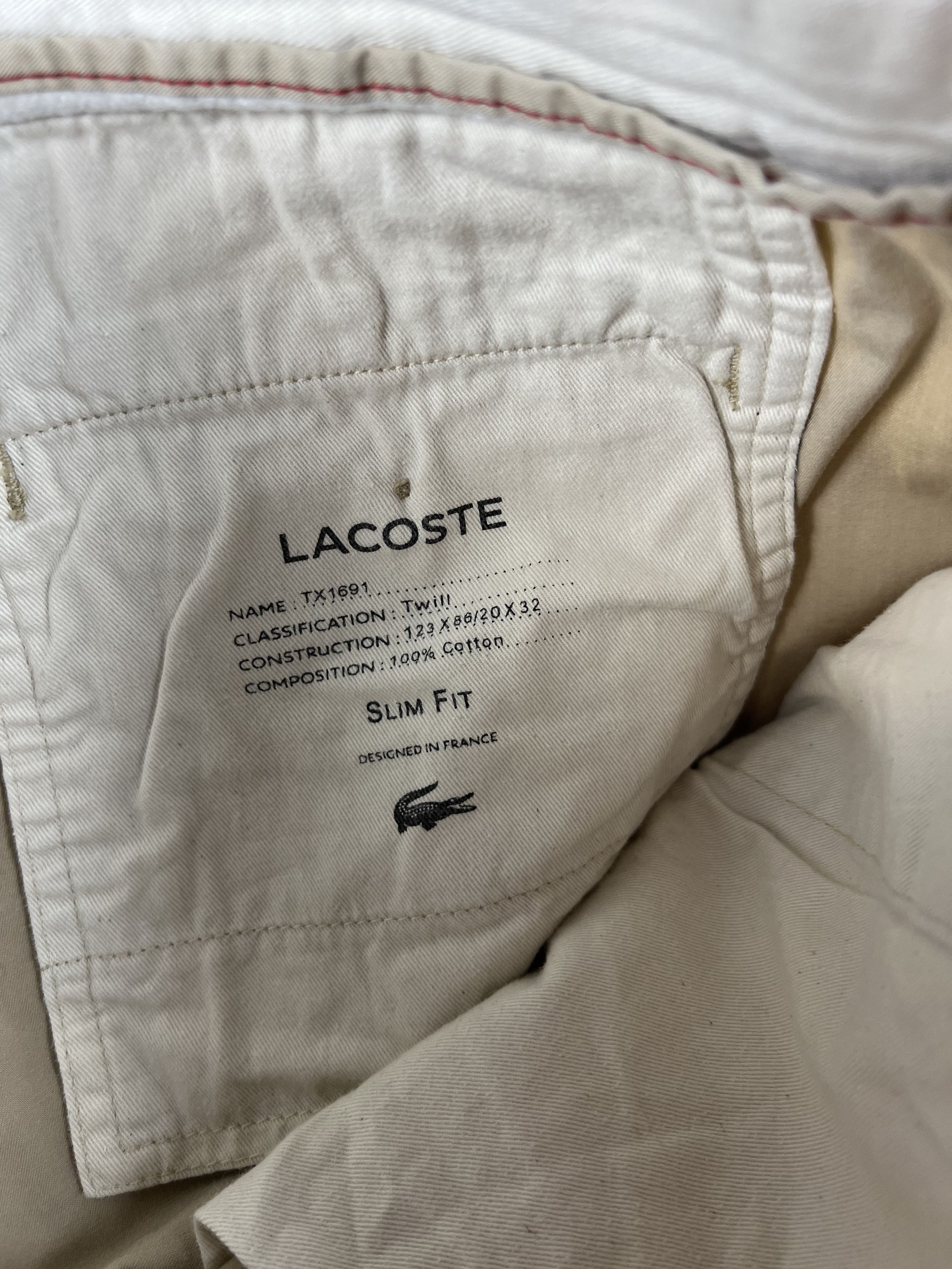 Lacoste × Vintage Vintage Lacoste Chino Pants Size US 36 / EU 52 - 5 Thumbnail