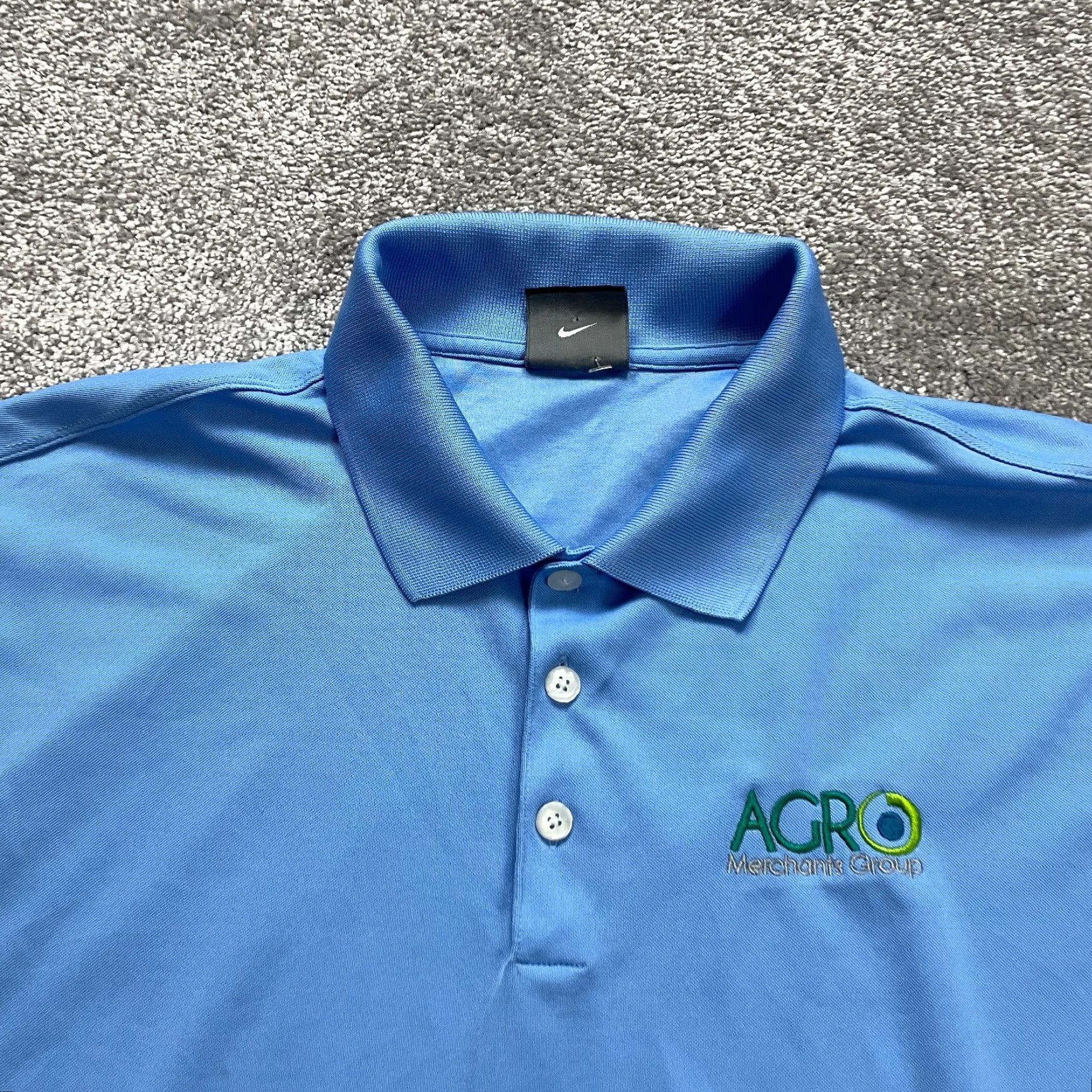 Nike Nike Golf Dri-Fit Shirt Mens XXL Blue Polo Active Casual Size US XXL / EU 58 / 5 - 3 Thumbnail