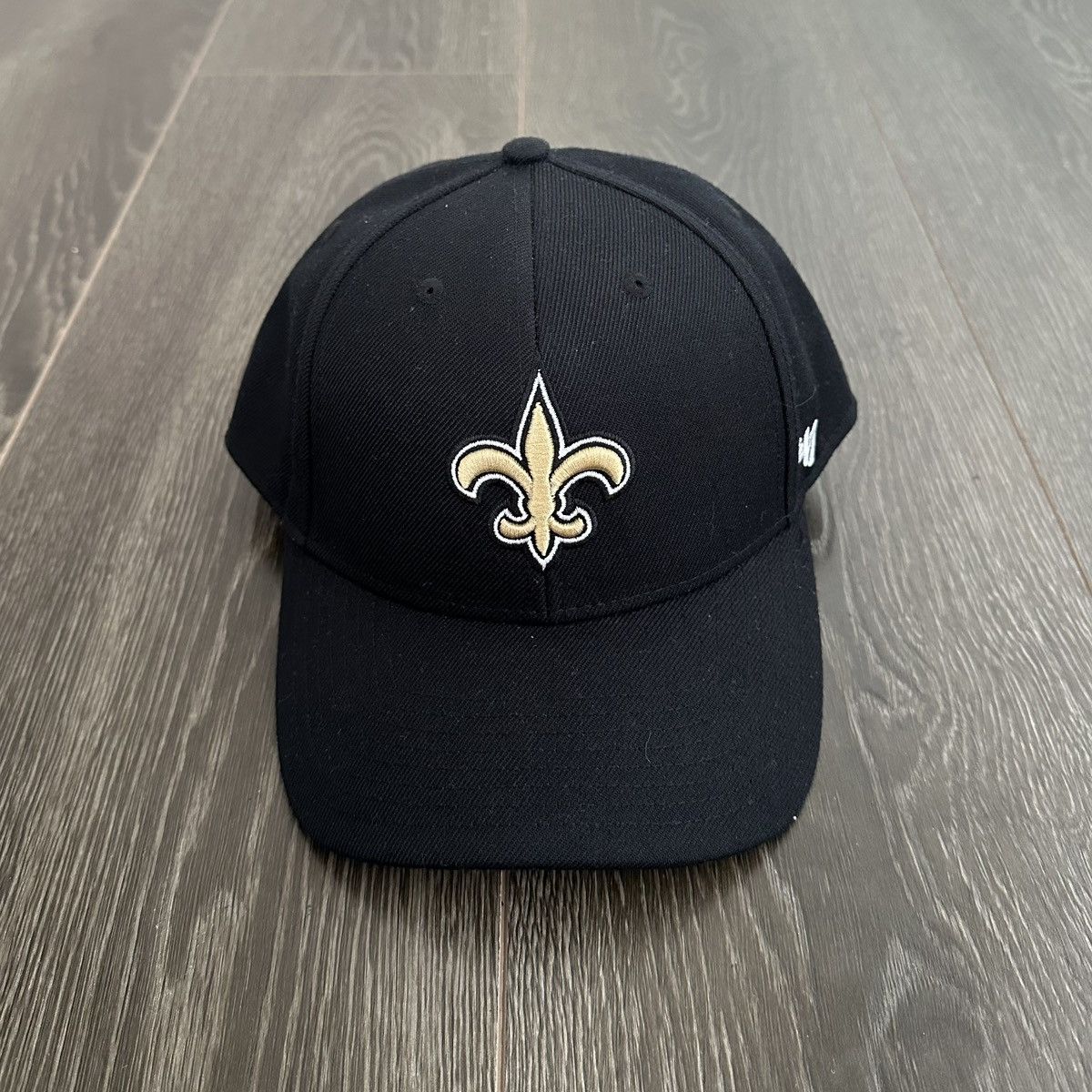 47 New Orleans Saints '47 Black MVP Adjustable Hat Size ONE SIZE - 1 Thumbnail