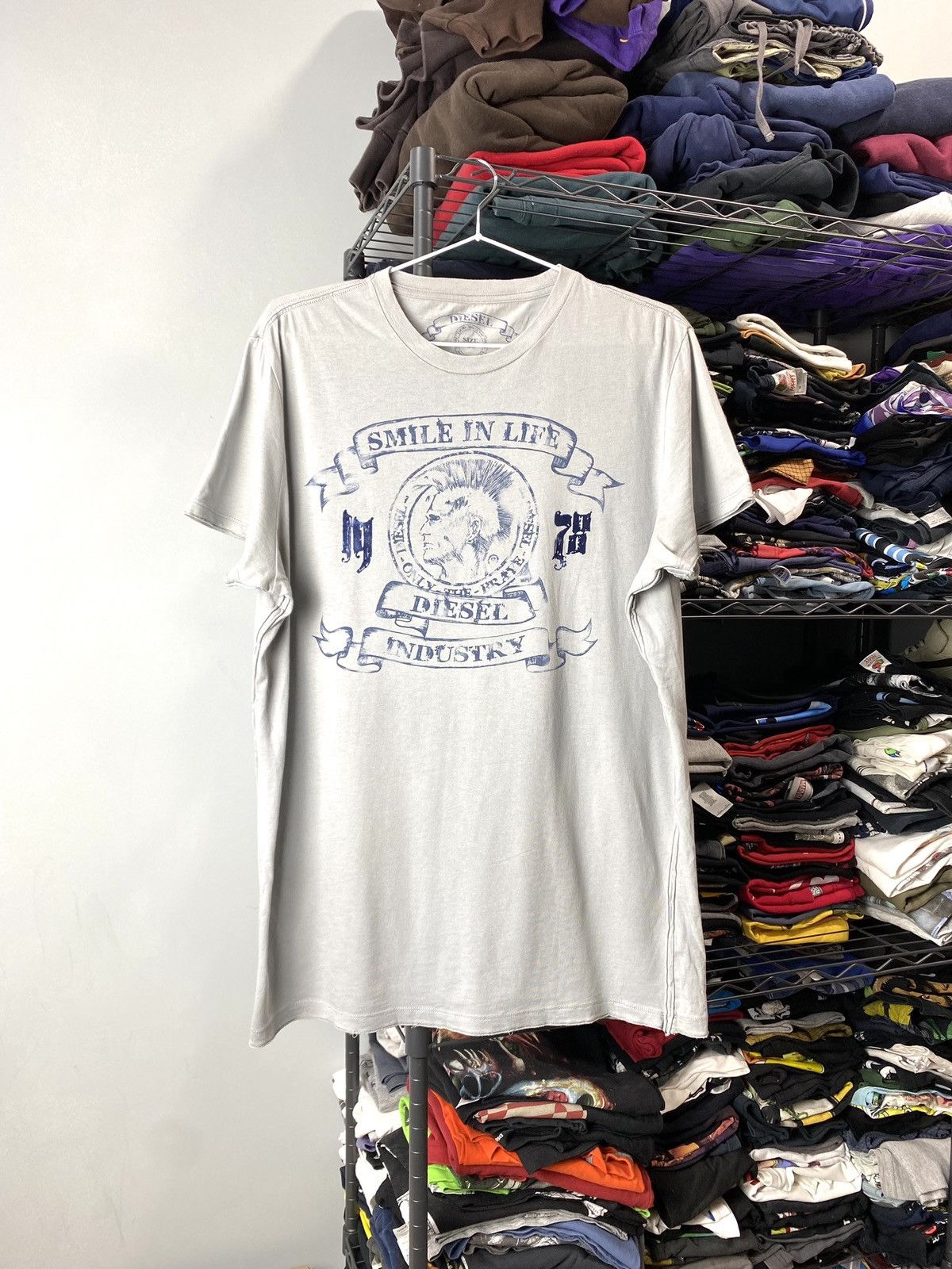 Diesel Y2K Vintage Diesel Punk Tee Shirt Archive Hype Size US XL / EU 56 / 4 - 1 Thumbnail