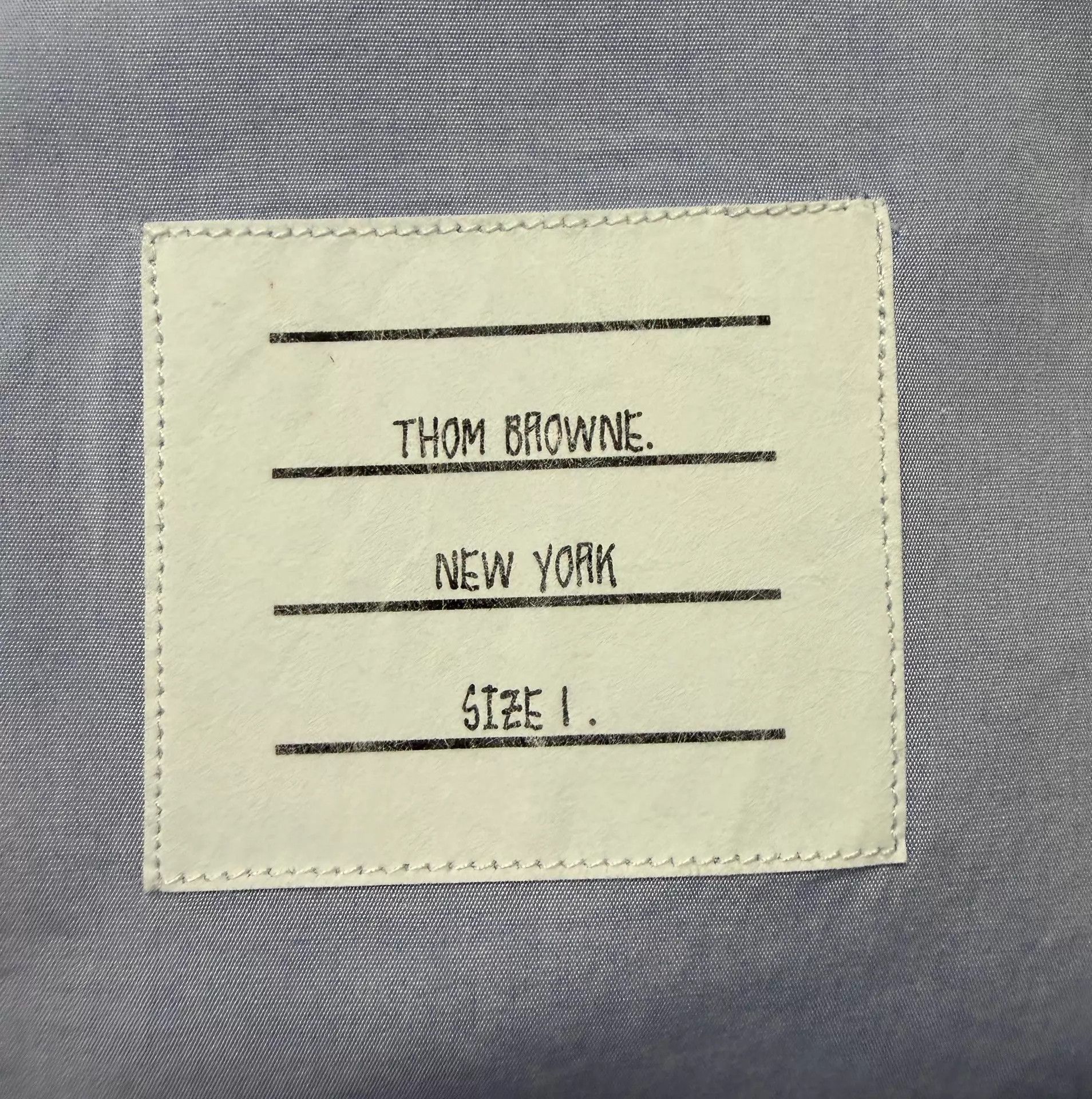 Thom Browne Thom Browne Classic Double Sleeve Tab Shirt Blue Size1 Size US S / EU 44-46 / 1 - 4 Thumbnail