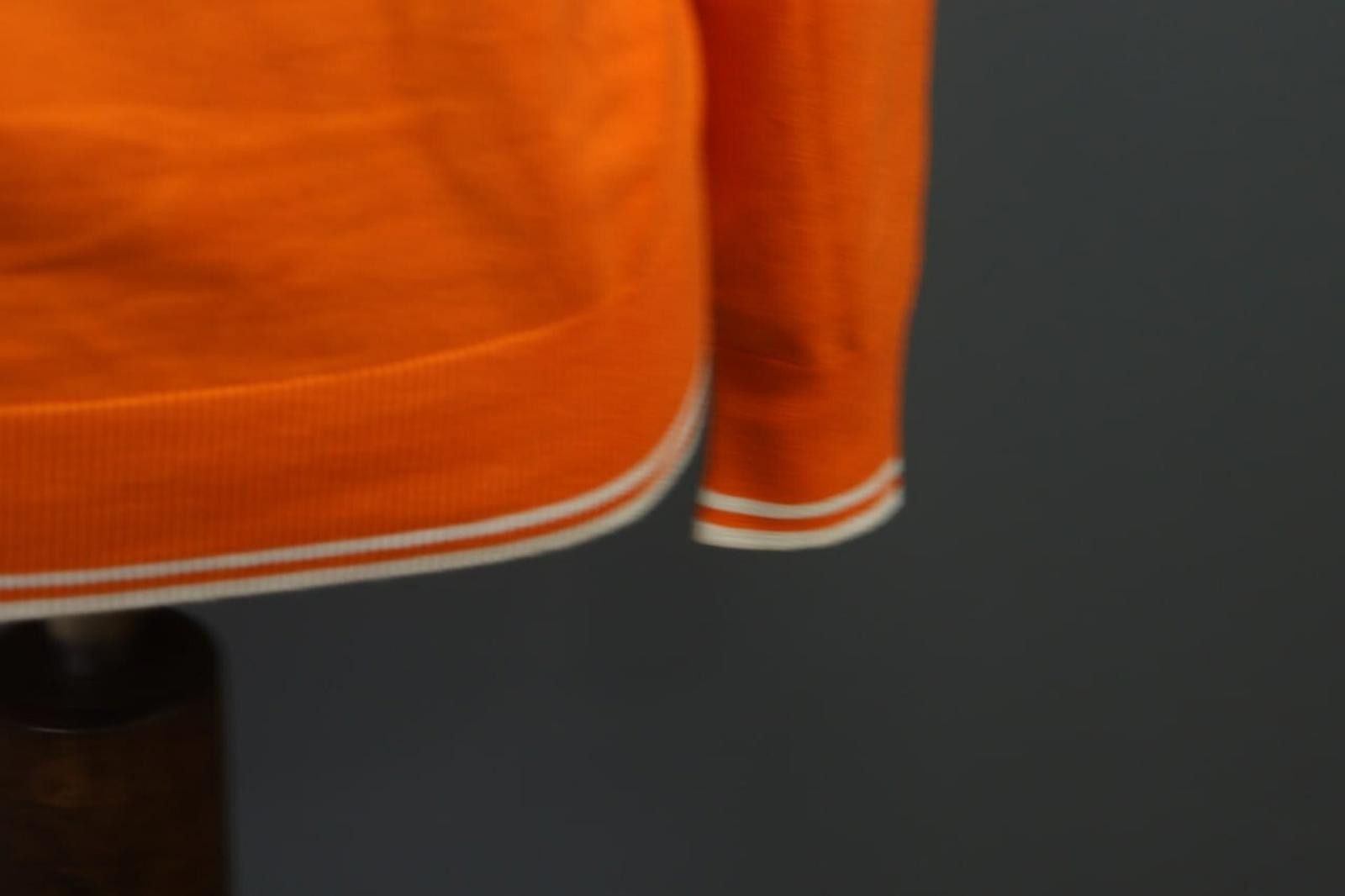 Romeo Gigli Romeo Gigli Orange V-Neck Cashmere Knit Sweater Size M Size US M / EU 48-50 / 2 - 9 Thumbnail