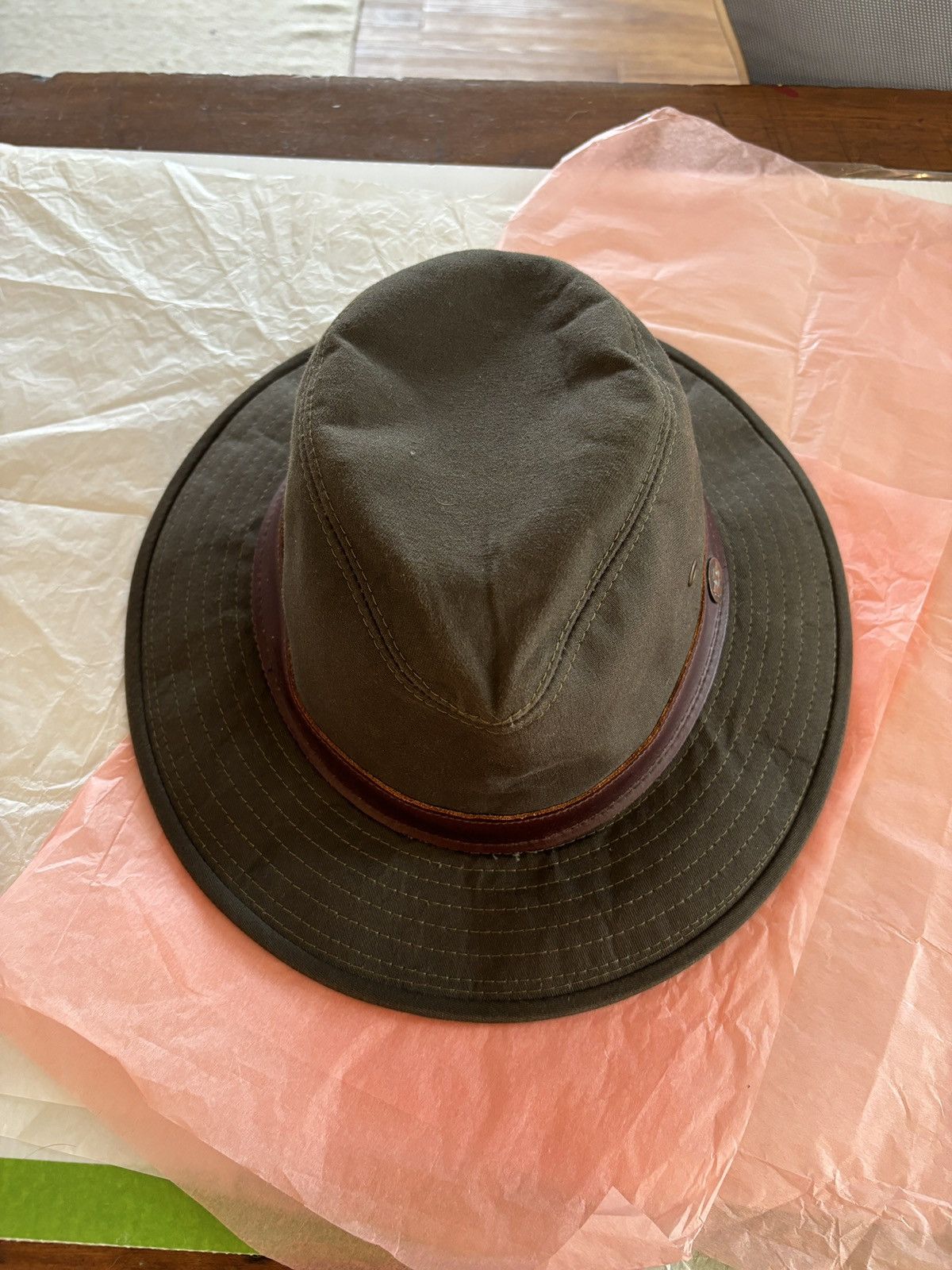 Goorin Bros. Goorin Bros Country Fedora Size L , Made In USA. 100% Cotton Size 42 - 1 Thumbnail