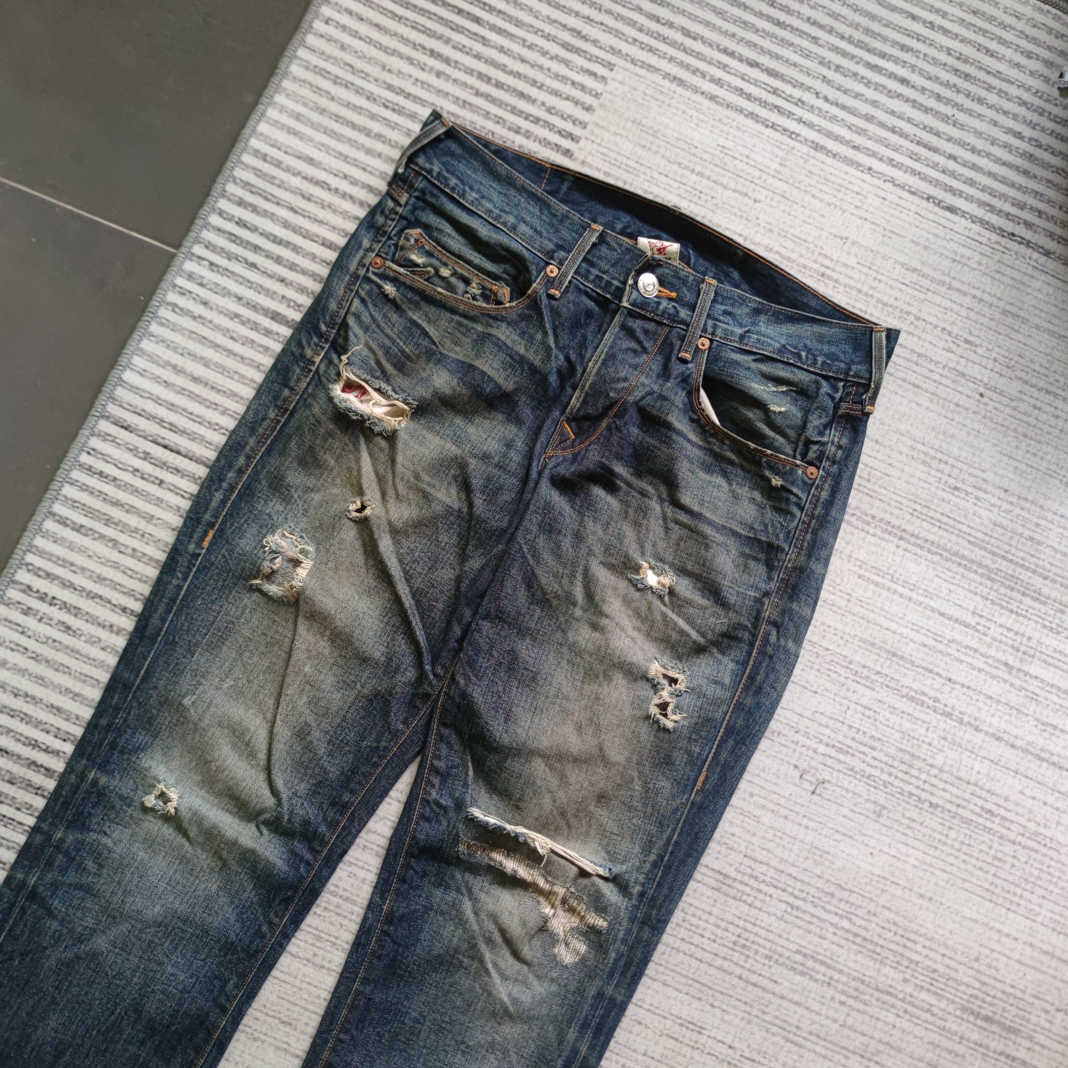True Religion TRUE RELIGION Distressed Jean Made in USA Size US 34 / EU 50 - 3 Thumbnail