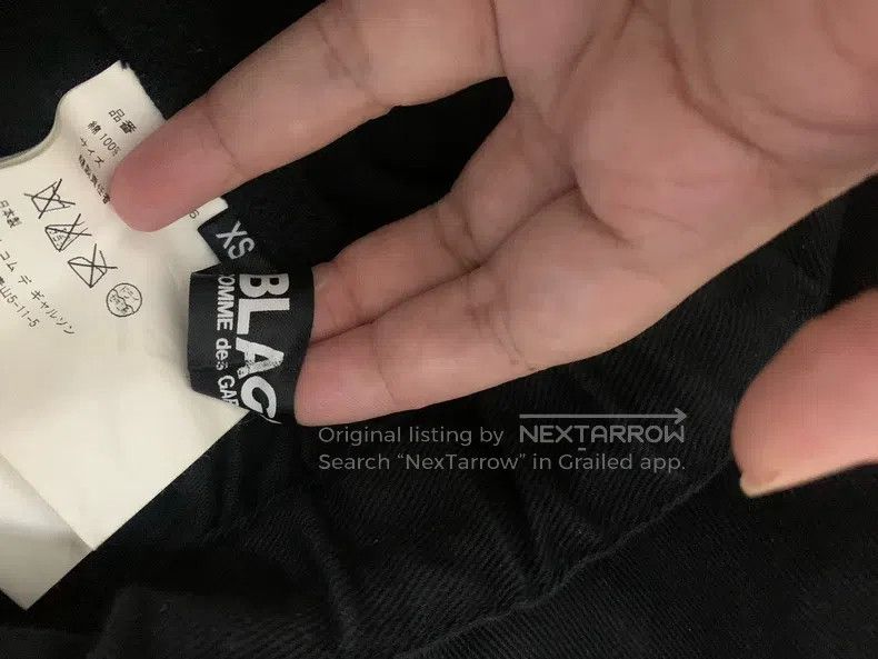 Comme des Garcons Comme Des Garcons size XS Culottes black velvet patchwork Size 23" - 7 Thumbnail
