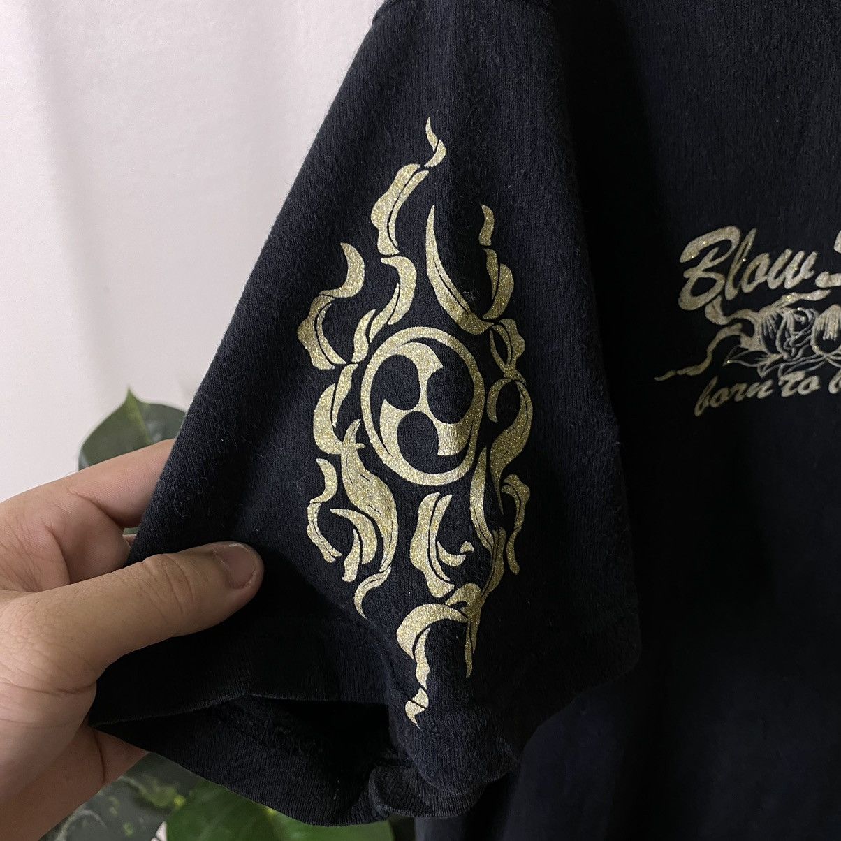 Affliction Blow Smoke Affliction Ed Hardy Karakuri Tamashii Style Tee Size US L / EU 52-54 / 3 - 6 Thumbnail