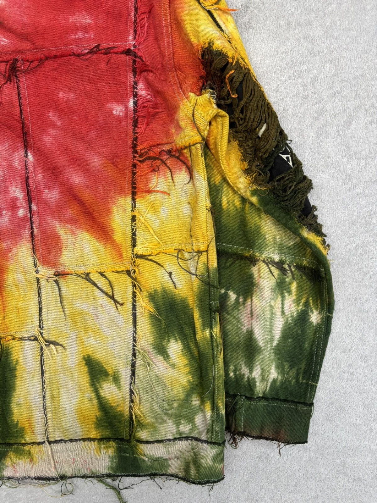 NEXUSVII Rare NexusVII x Psychopath Deconstructed Denim Jacket Size US XL / EU 56 / 4 - 12 Thumbnail