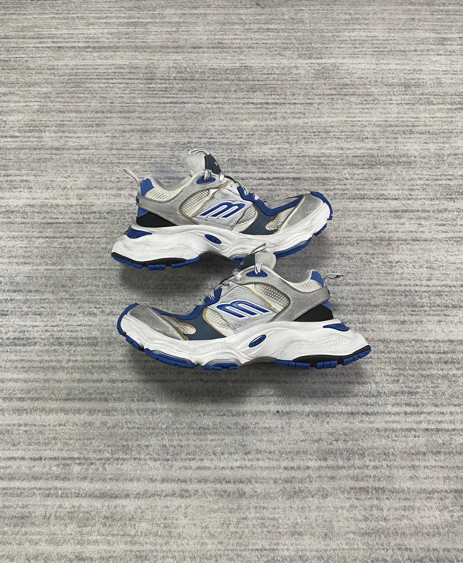 Balenciaga Balenciaga Cargo White Blue Oversized Dad Shoe 41 Size US 8 / EU 41 - 4 Thumbnail
