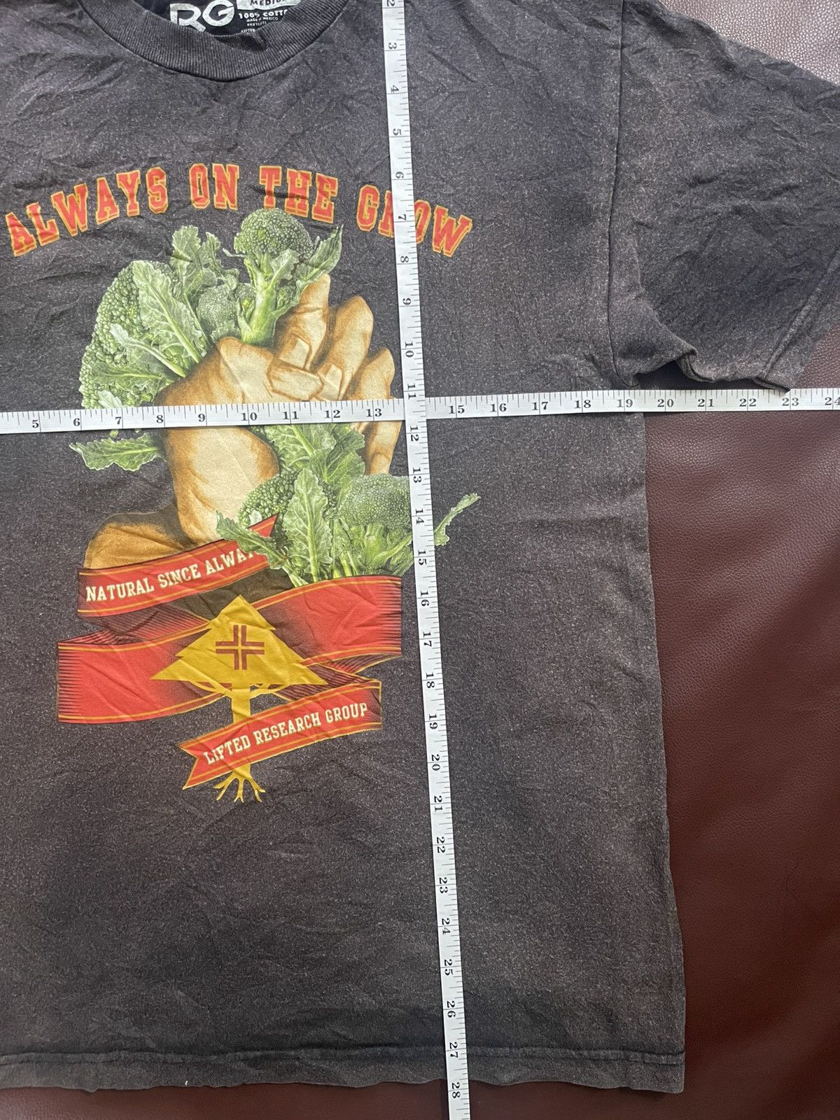 General Research Vintage LRG "Always On The Grow" Streetwear Graphic Tee - M Size US M / EU 48-50 / 2 - 4 Thumbnail