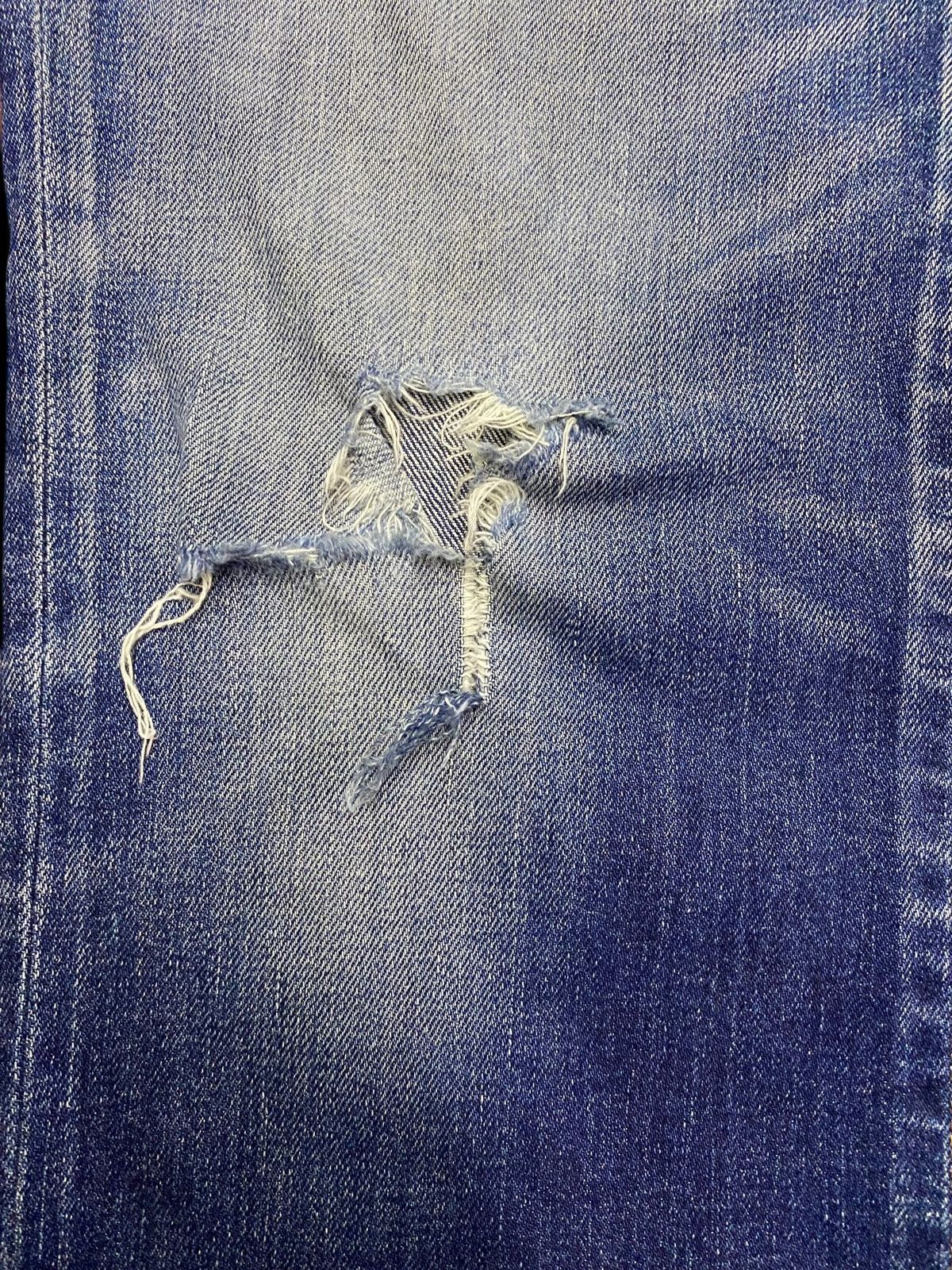 14th Addiction Style Japanese Brand Four Notes Flare Distressed Jeans Size US 31 - 12 Thumbnail