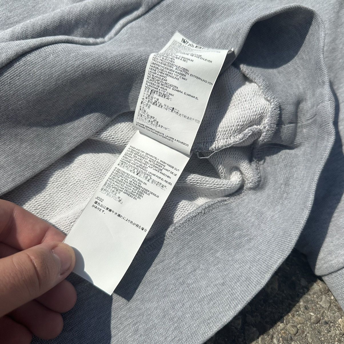 Maison Margiela Maison Marjiela Gray Sweater With Leather Inserts Size US M / EU 48-50 / 2 - 9 Thumbnail