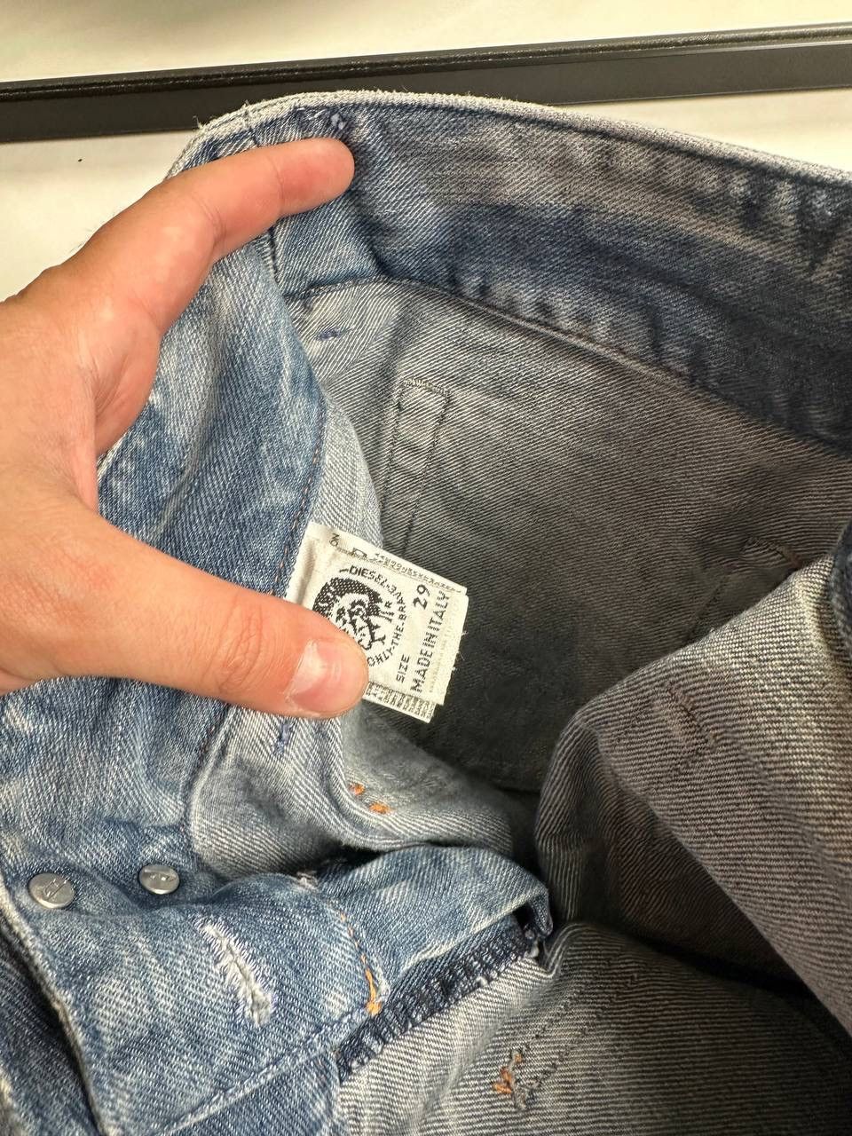 If Six Was Nine Y2K Opium LGB Style Diesel Flared Japan Jeans🔥 Size 29" - 4 Thumbnail
