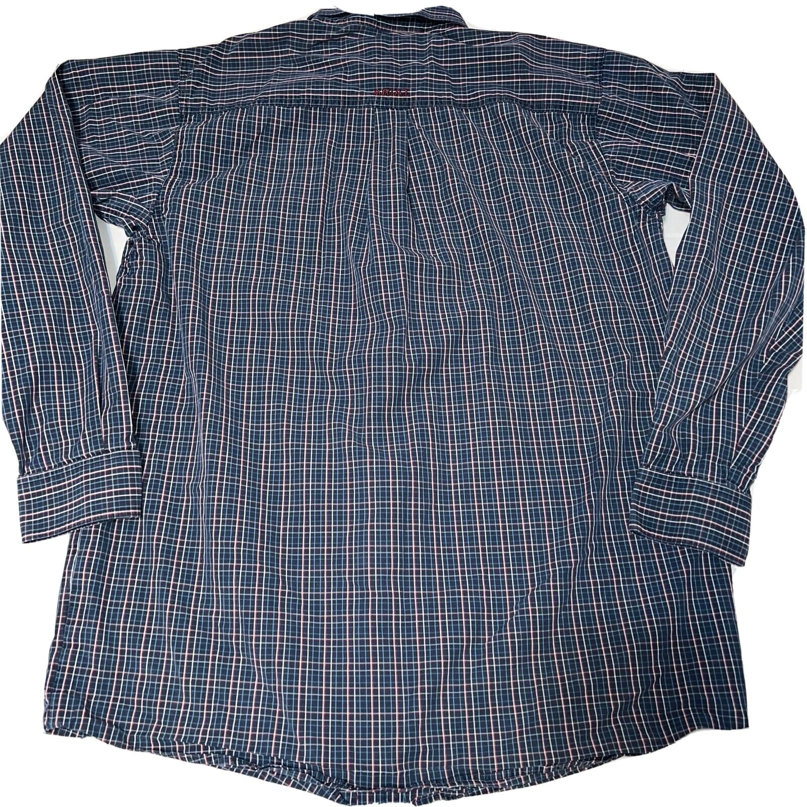 Ariat Ariat Pro Series Button Shirt Mens Sz LT Blue Plaid Vented Size US L / EU 52-54 / 3 - 6 Thumbnail