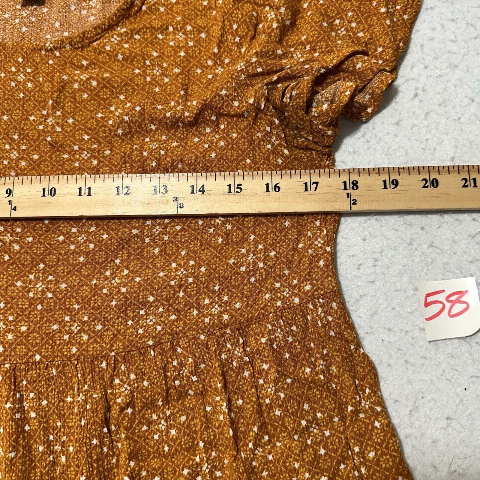 Forever 21 Forever 21 Small Orange Tiered A-Line Babydoll Mini Dress Size S / US 4 / IT 40 - 7 Thumbnail