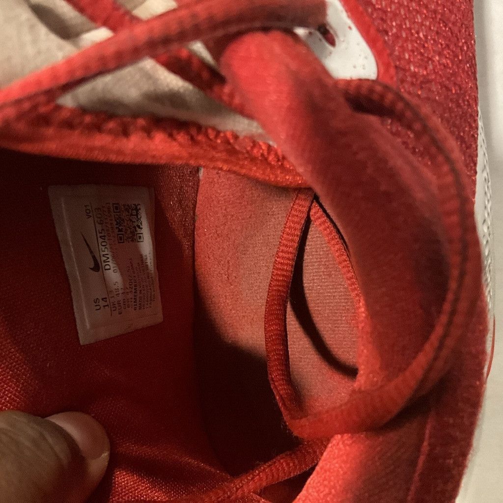 Nike NIKE PG 5 TB PROMO PAUL GEORGE UNIVERSITY RED-WHITE SZ 14 Size US 14 / EU 47 - 4 Thumbnail